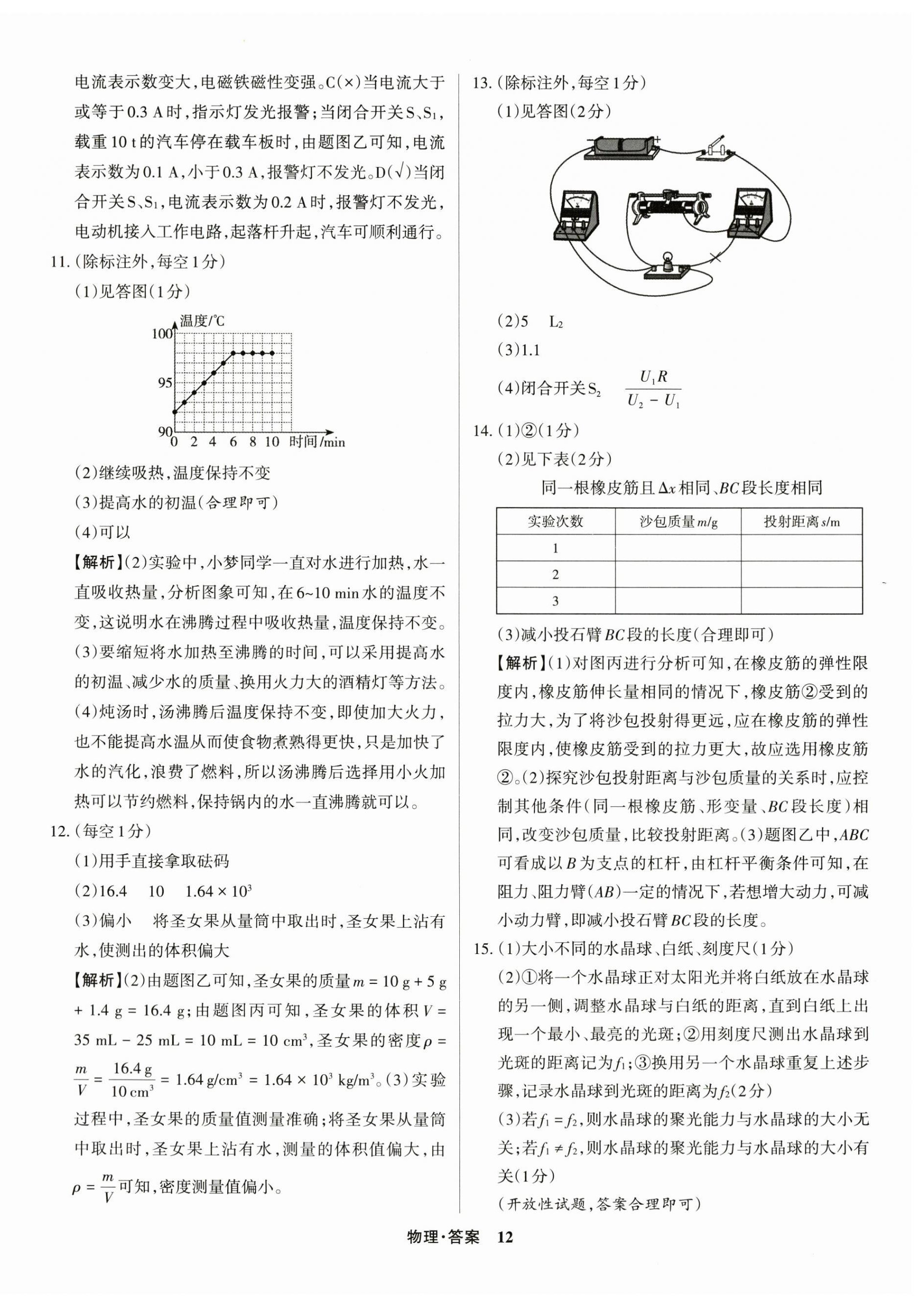 2024年中考360物理山西專版 第12頁(yè)