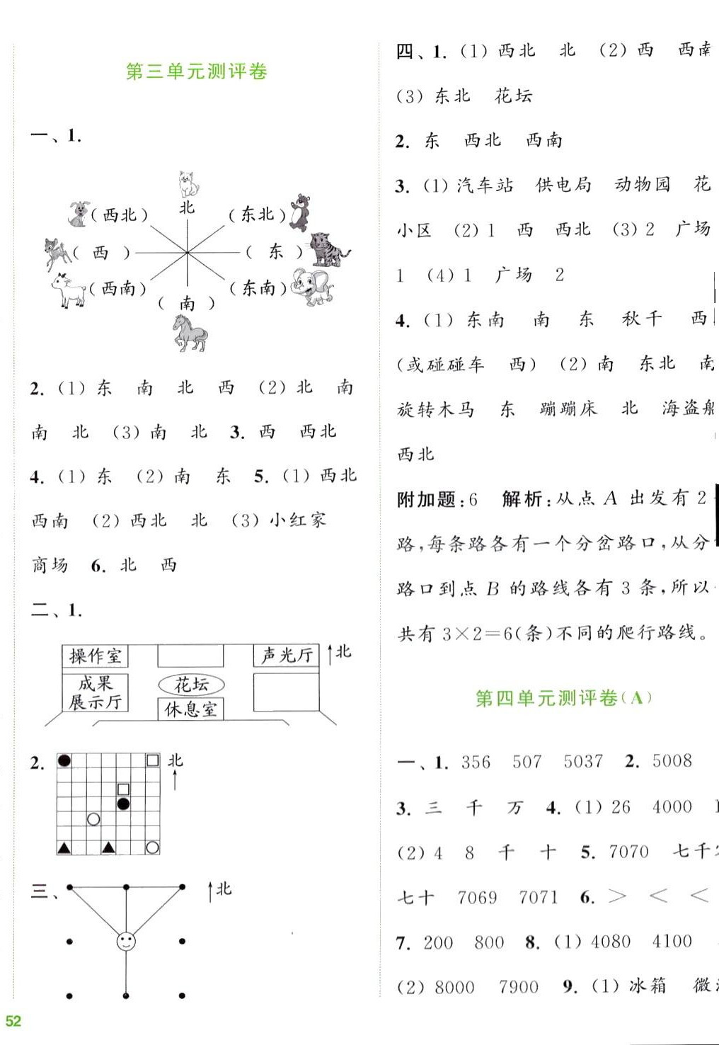 2024年通城學(xué)典全程測評卷二年級數(shù)學(xué)下冊蘇教版 第4頁