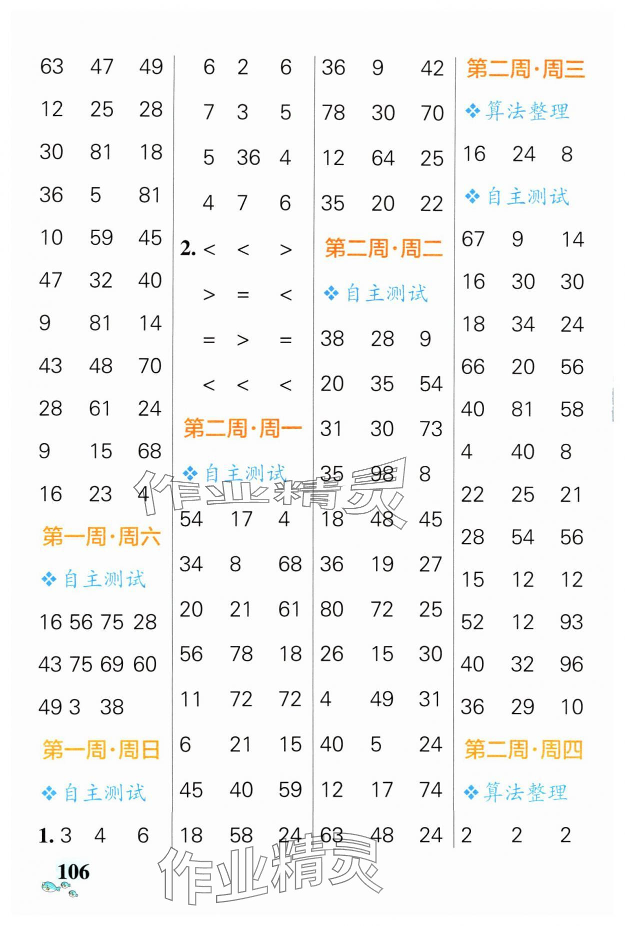 2024年小學(xué)學(xué)霸天天計(jì)算二年級(jí)數(shù)學(xué)下冊(cè)人教版廣東專版 第2頁(yè)