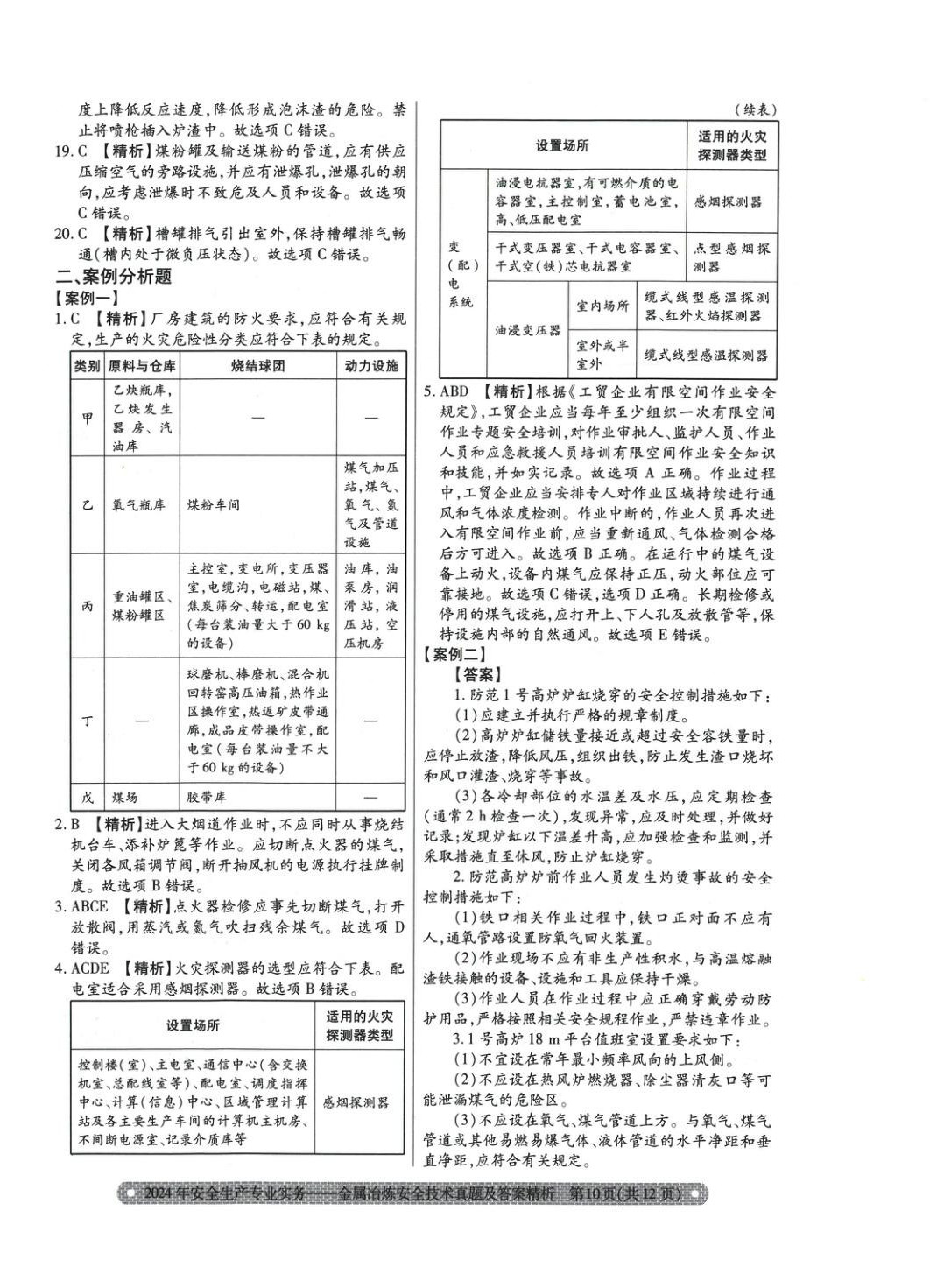 2025年真题精析与命题密卷金属冶炼安全技术&nbsp;第2页