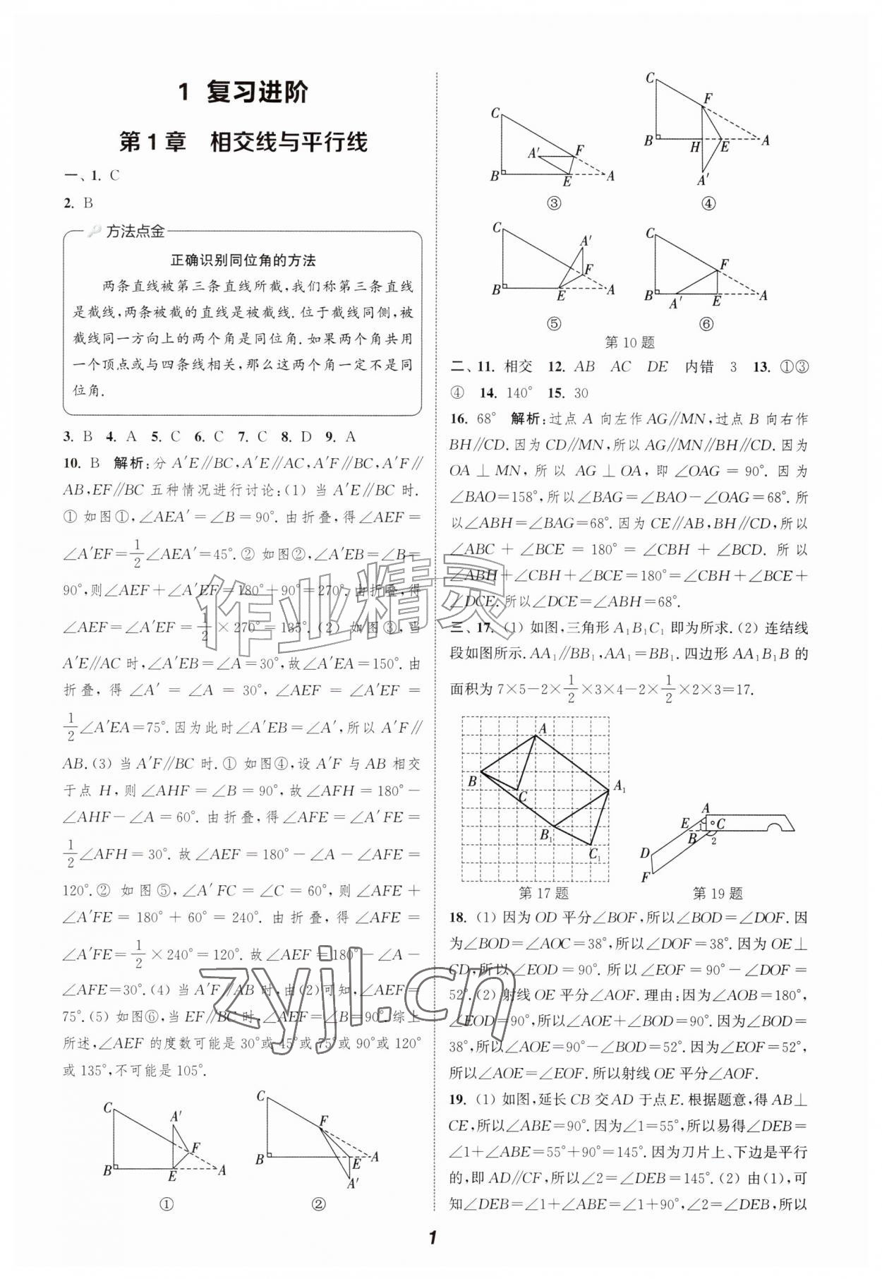 2026年暑期升级训练浙江教育出版社七年级数学浙教版&nbsp;第1页