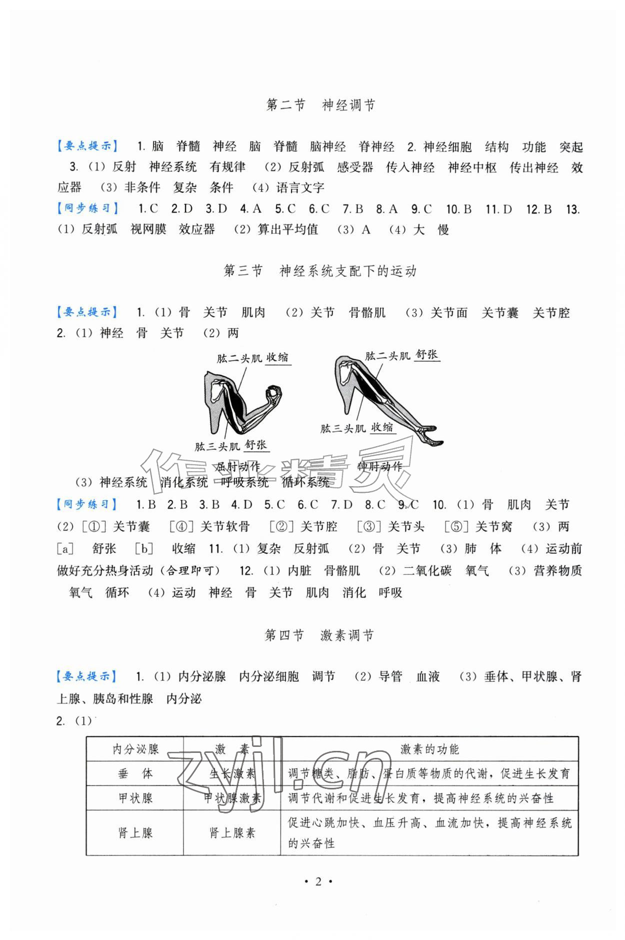 2026年顶尖课课练八年级生物上册人教版&nbsp;第2页