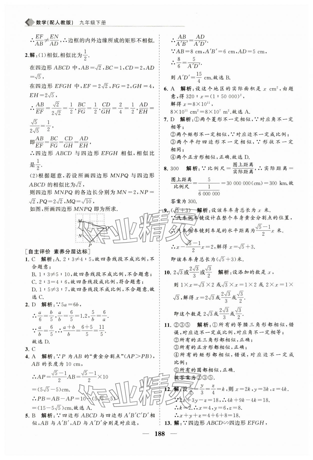 2025年新課程同步練習冊九年級數學下冊人教版 第16頁