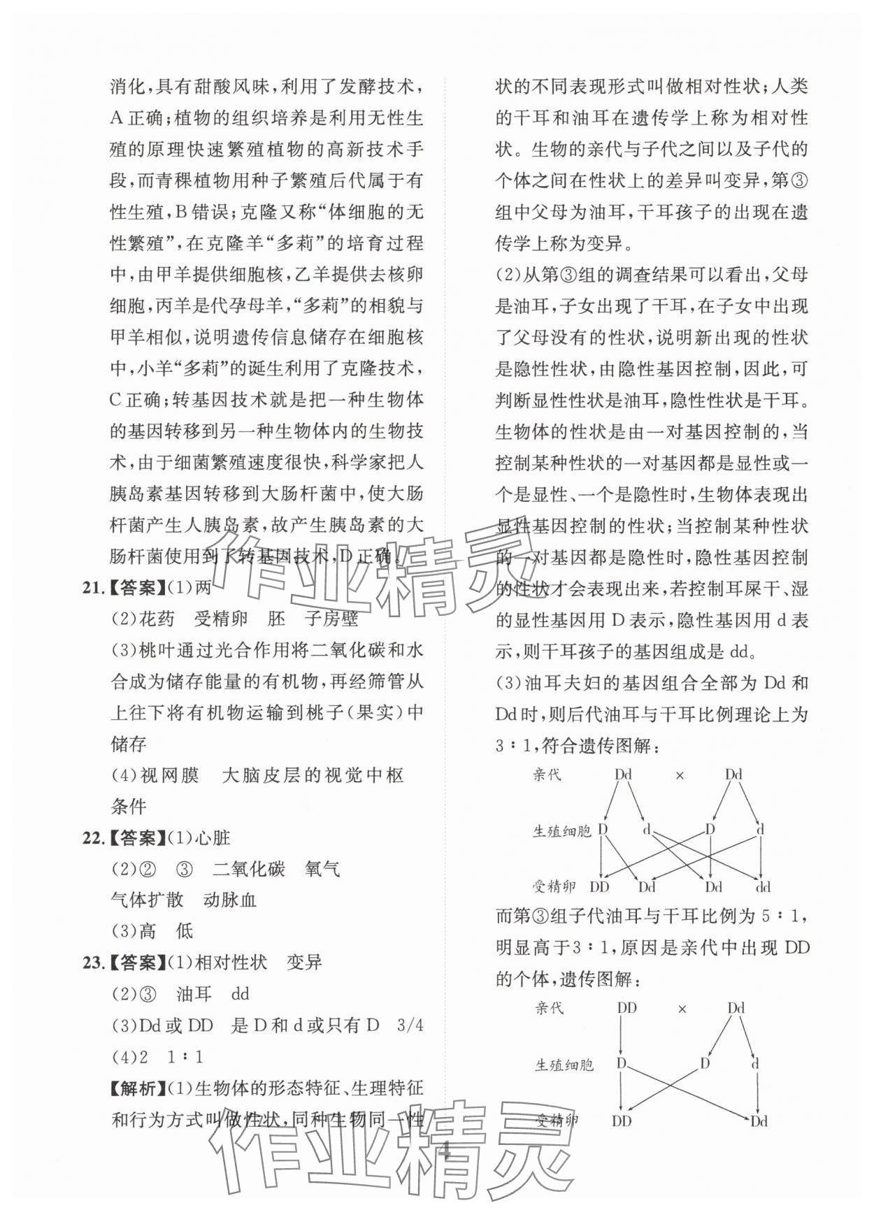 2025年金卷1號中考模擬仿真卷生物中考成都專版 第4頁