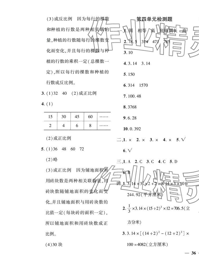 2024年黃岡360度定制密卷六年級數(shù)學下冊冀教版 第3頁