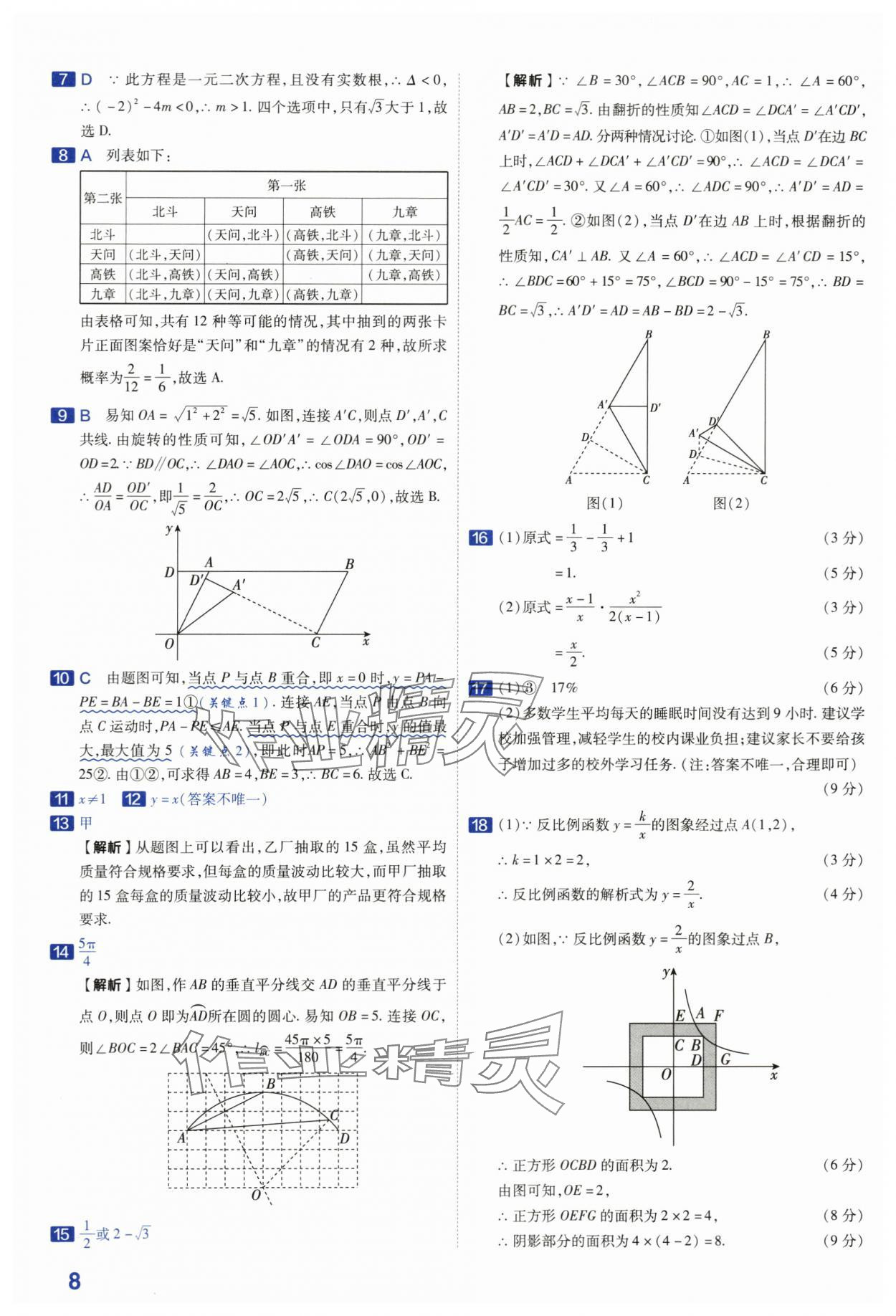 2024年金考卷45套匯編數(shù)學(xué)河南專(zhuān)版 第8頁(yè)
