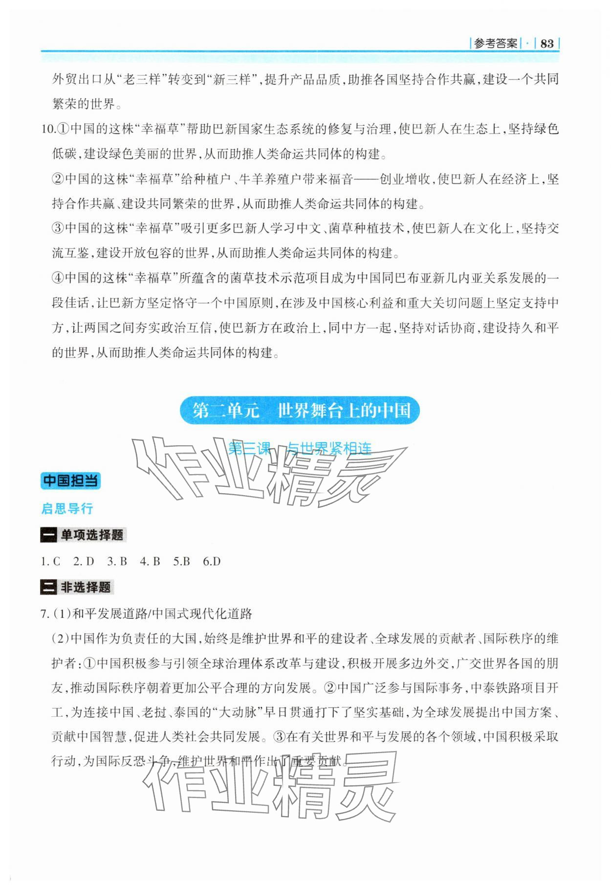2025年學(xué)習(xí)指要九年級(jí)道德與法治下冊(cè)人教版 第3頁(yè)