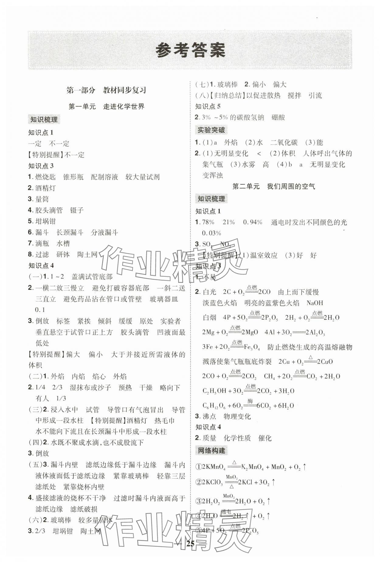 2024年贏定中考講練通化學(xué)江西專(zhuān)版 第1頁(yè)