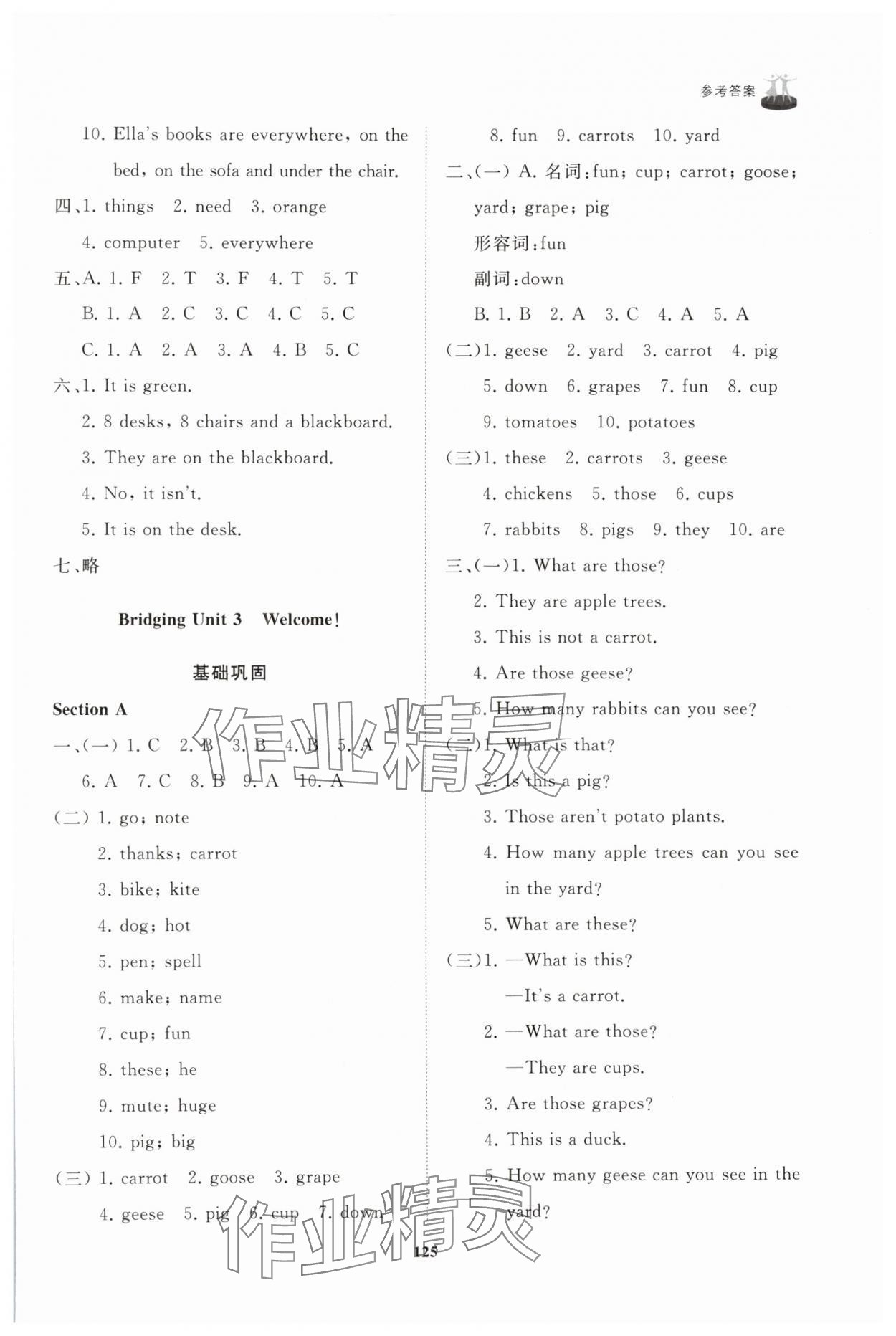 2024年同步練習(xí)冊山東友誼出版社六年級英語上冊魯教版 第5頁