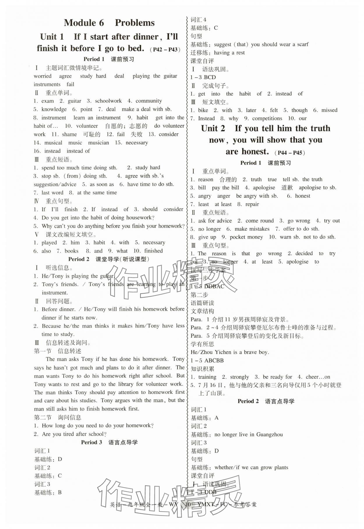 2025年分層導(dǎo)學(xué)案九年級(jí)英語(yǔ)全一冊(cè)外研版&nbsp;第10頁(yè)