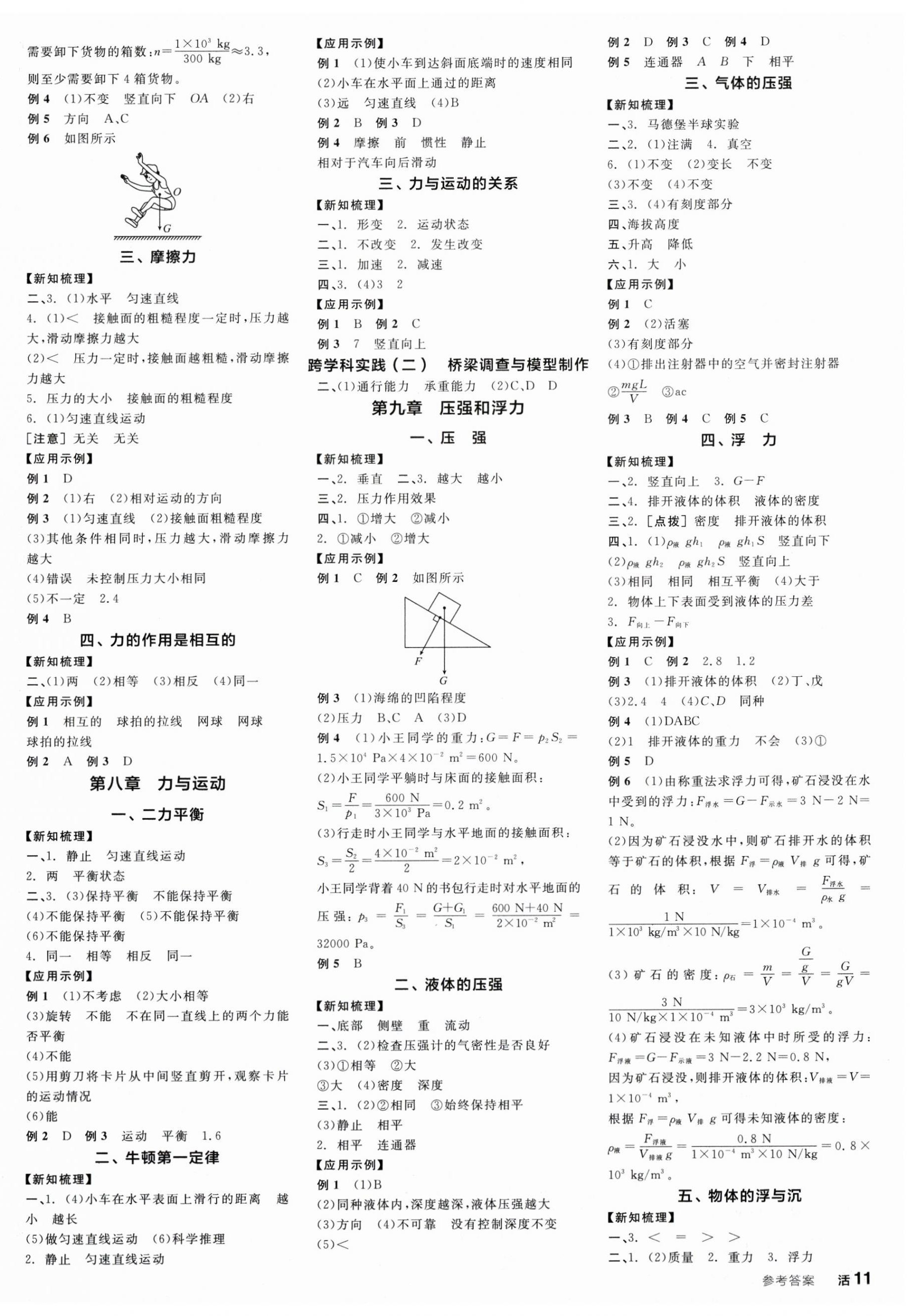2025年全品學(xué)練考八年級物理下冊蘇科版陜西專版 第2頁