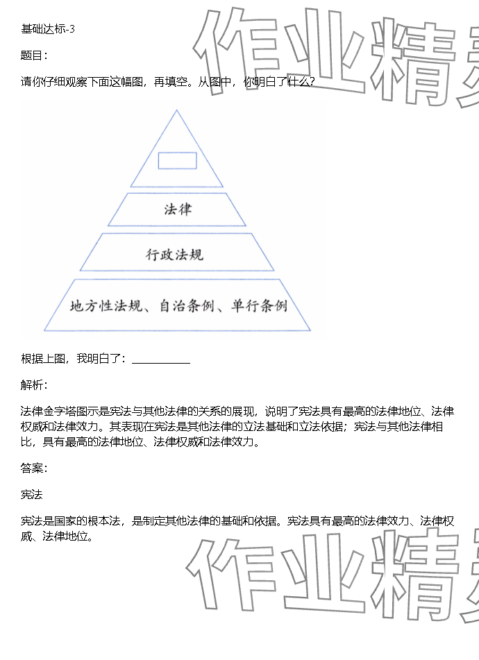 2023年同步實踐評價課程基礎訓練湖南少年兒童出版社六年級道德與法治上冊人教版 參考答案第20頁