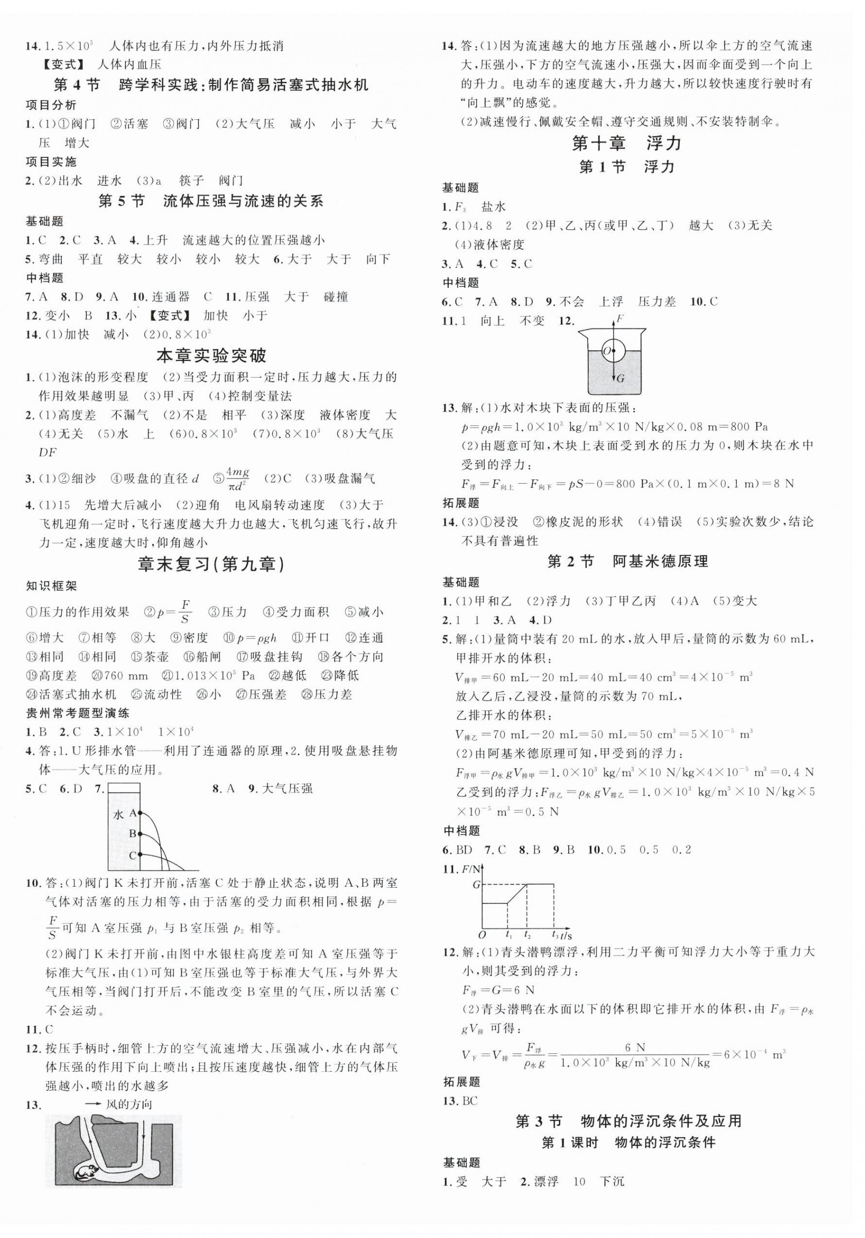 2025年名校課堂八年級物理下冊人教版貴州專版 第4頁