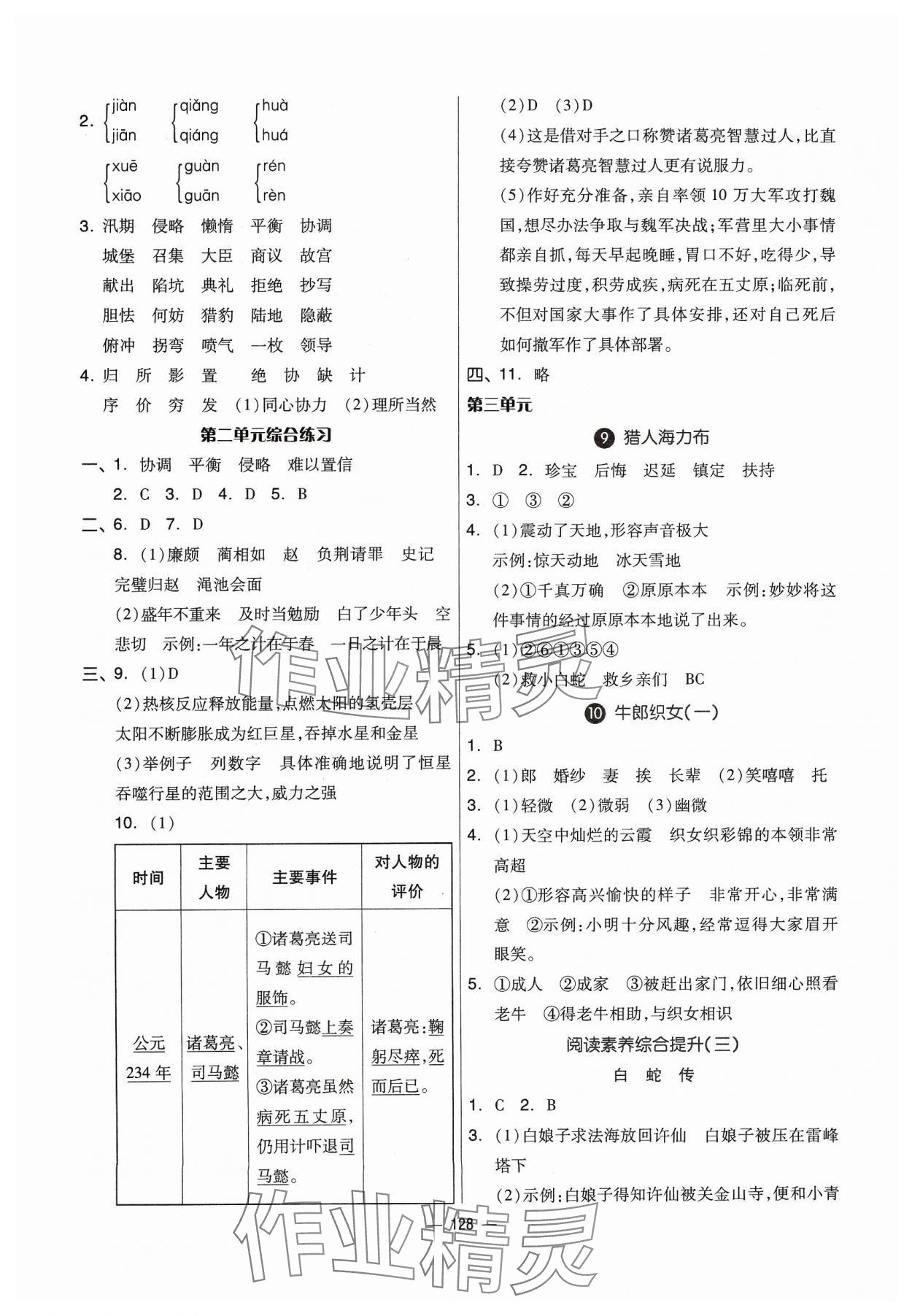 2023年新思維伴你學(xué)五年級(jí)語(yǔ)文上冊(cè)人教版 第4頁(yè)