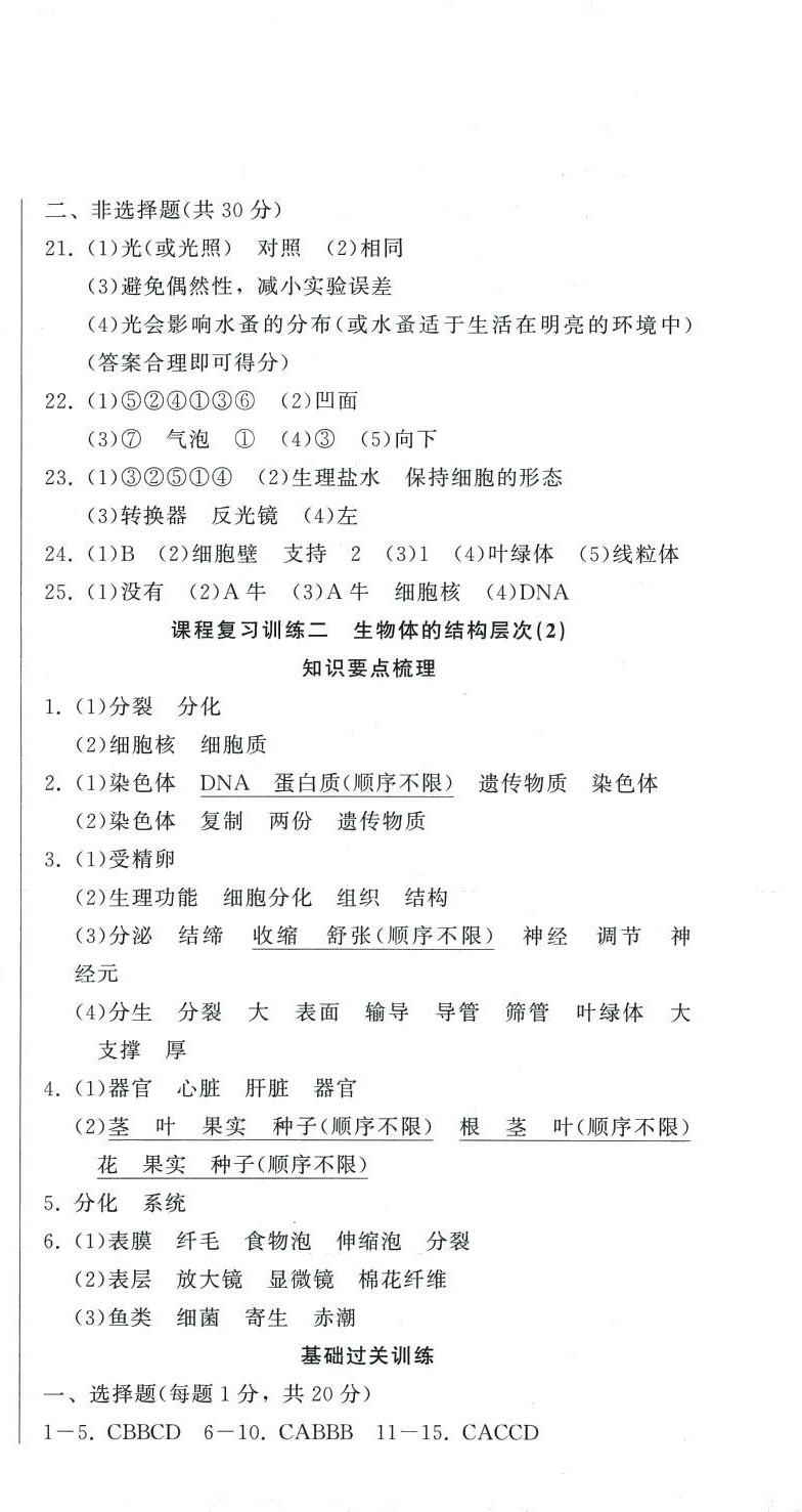 2024年三点突破高效复习生物&nbsp;第3页