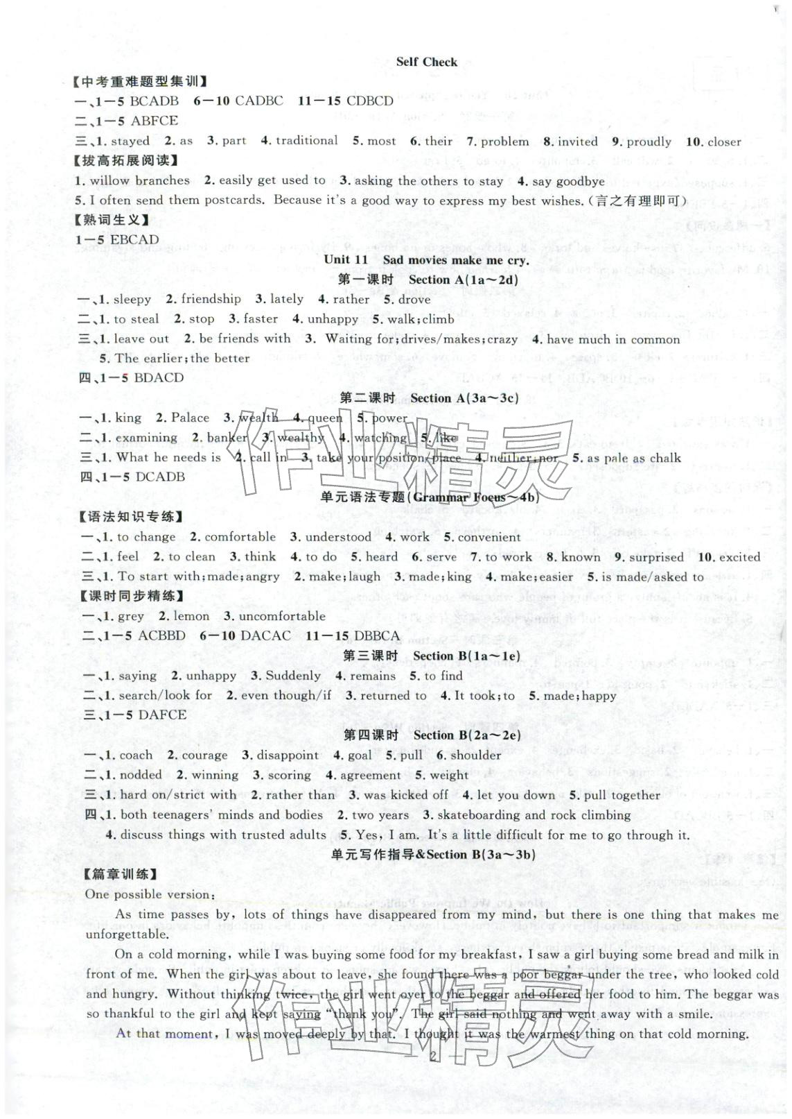 2026年课时夺冠九年级英语下册人教版河南专版&nbsp;第2页