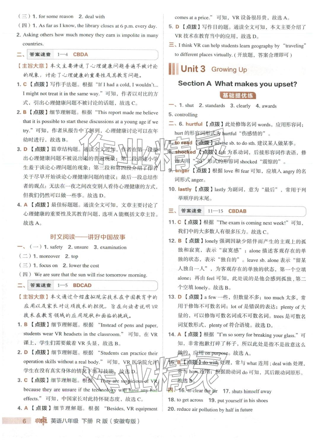 2025年综合应用创新题典中点八年级英语下册人教版安徽专版 第6页