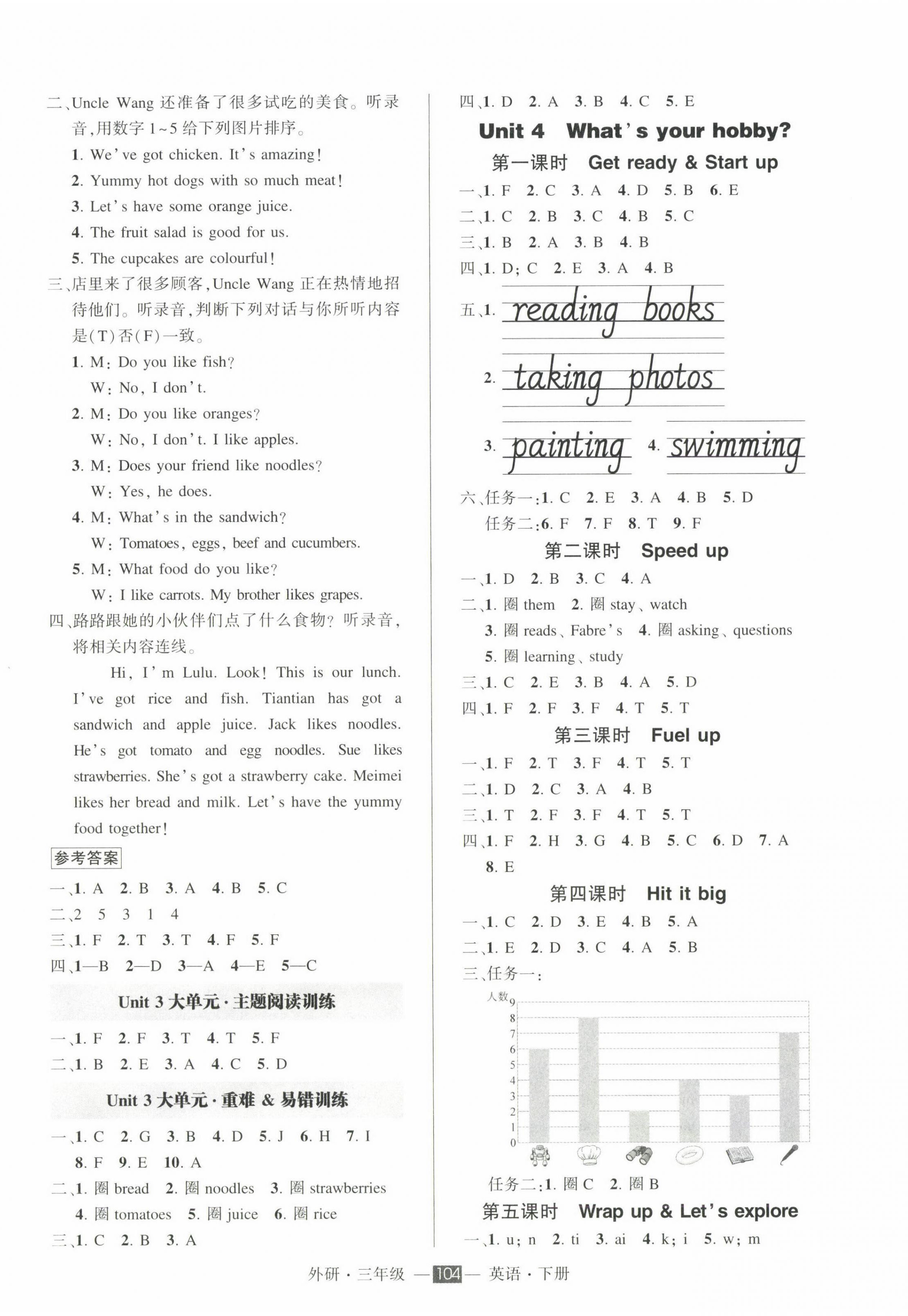 2025年狀元成才路創(chuàng)優(yōu)作業(yè)100分三年級英語下冊外研版 參考答案第4頁