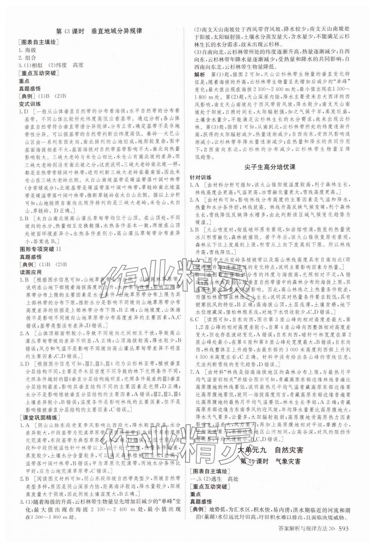 2025年創新設計高考總復習地理魯教版 參考答案第22頁