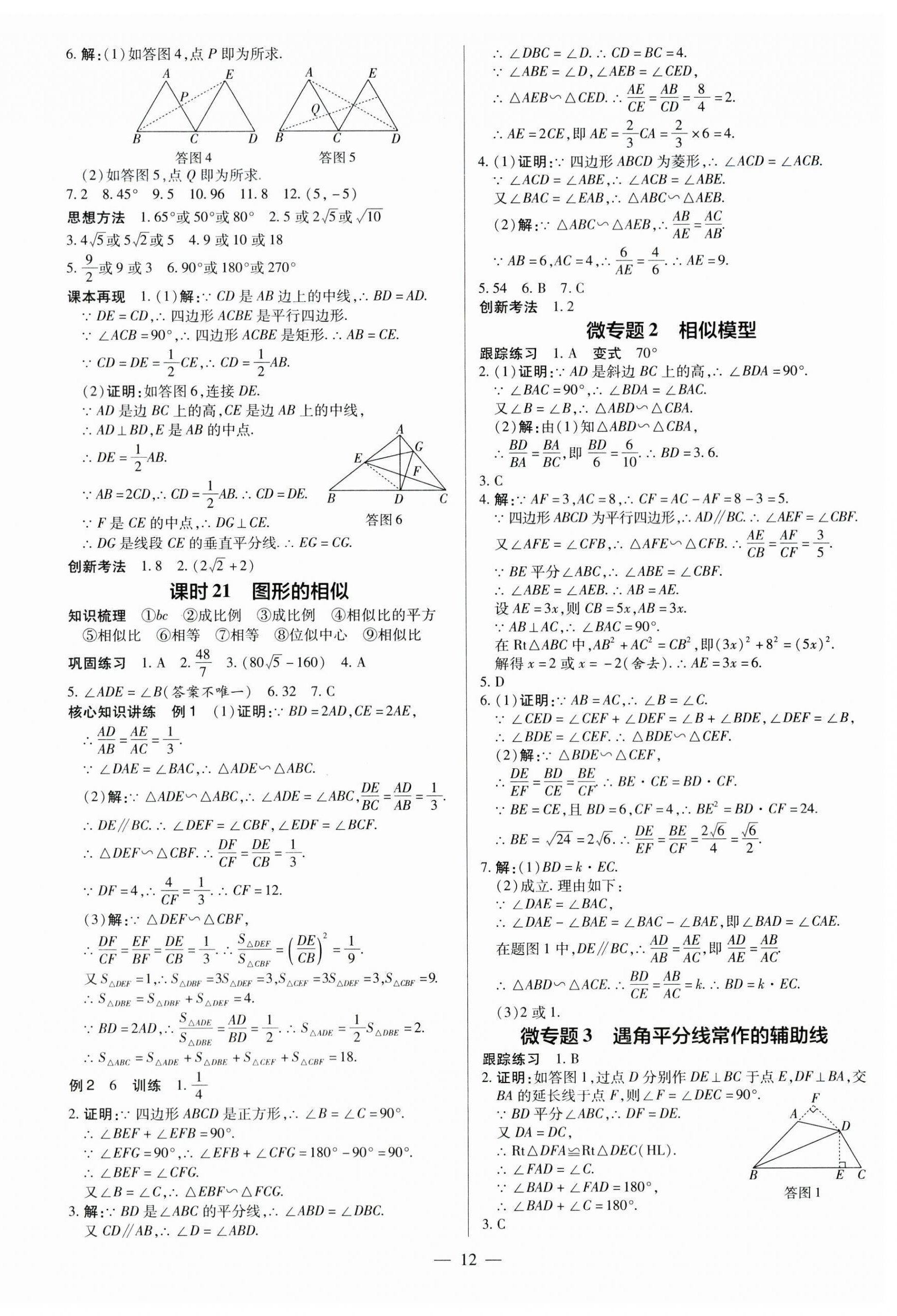 2024年領跑中考數(shù)學江西專版 第12頁