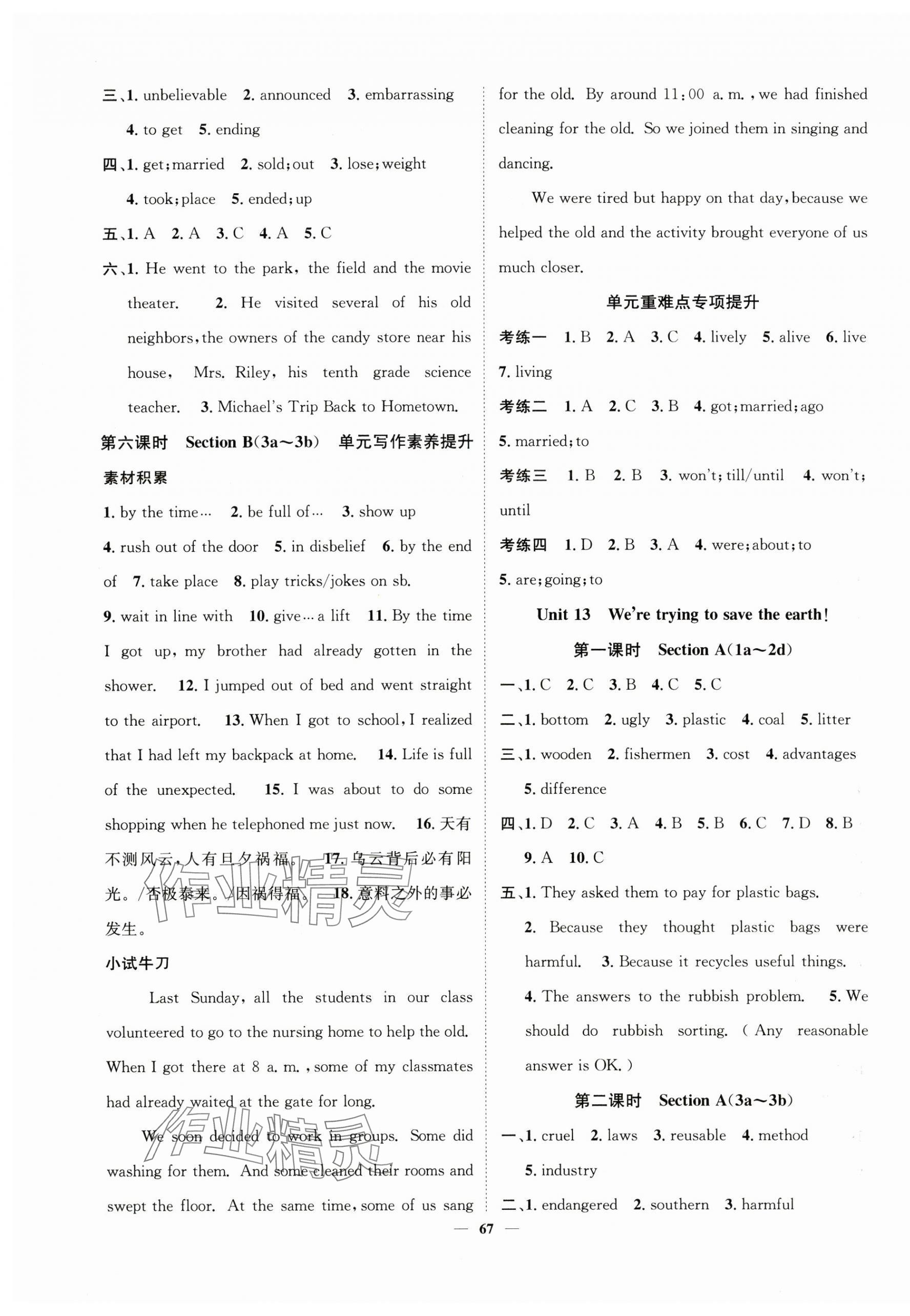 2025年智慧學(xué)堂九年級(jí)英語(yǔ)下冊(cè)人教版安徽專(zhuān)版 第3頁(yè)