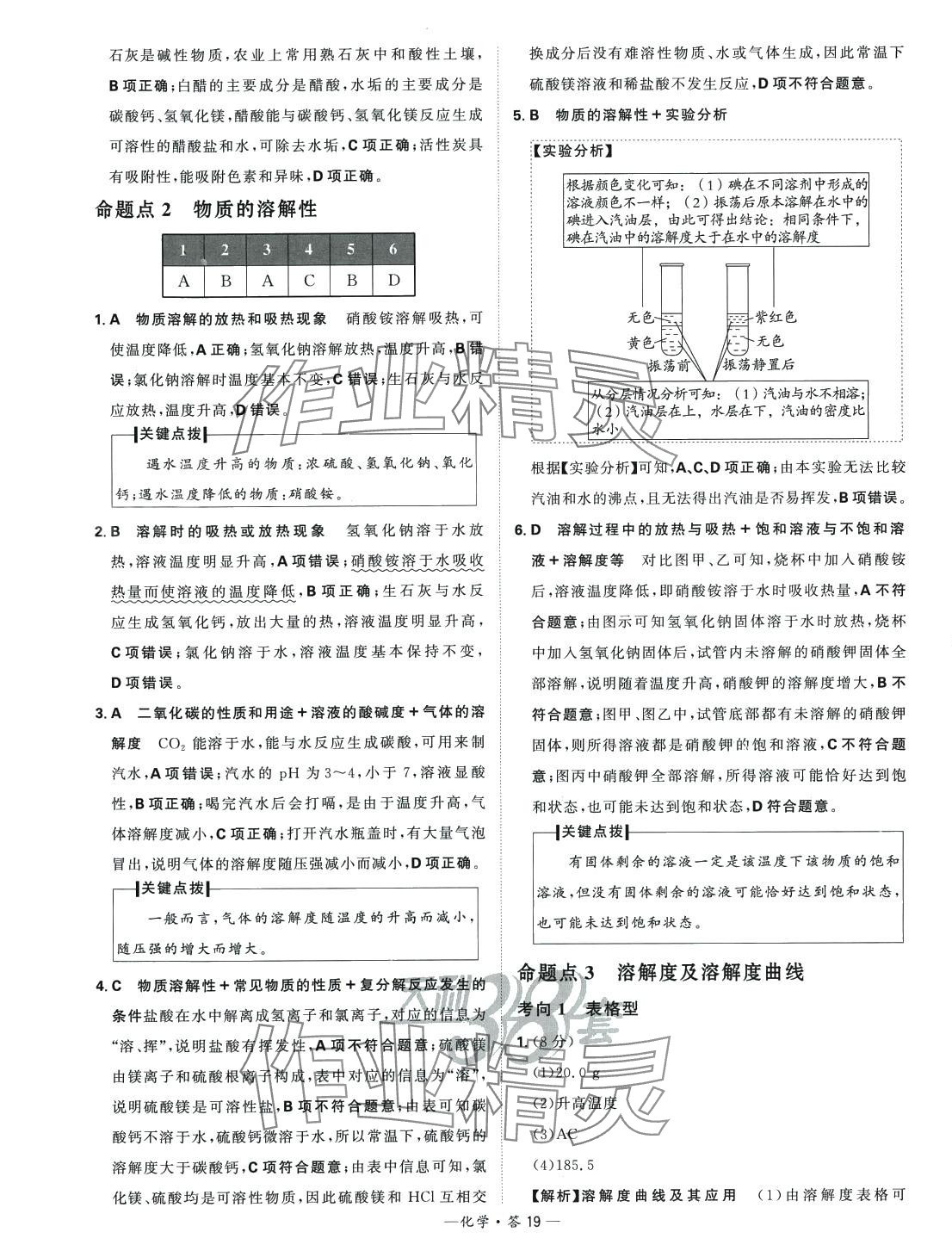 2024年天利38套中考試題分類化學(xué)中考山東專版 第19頁(yè)