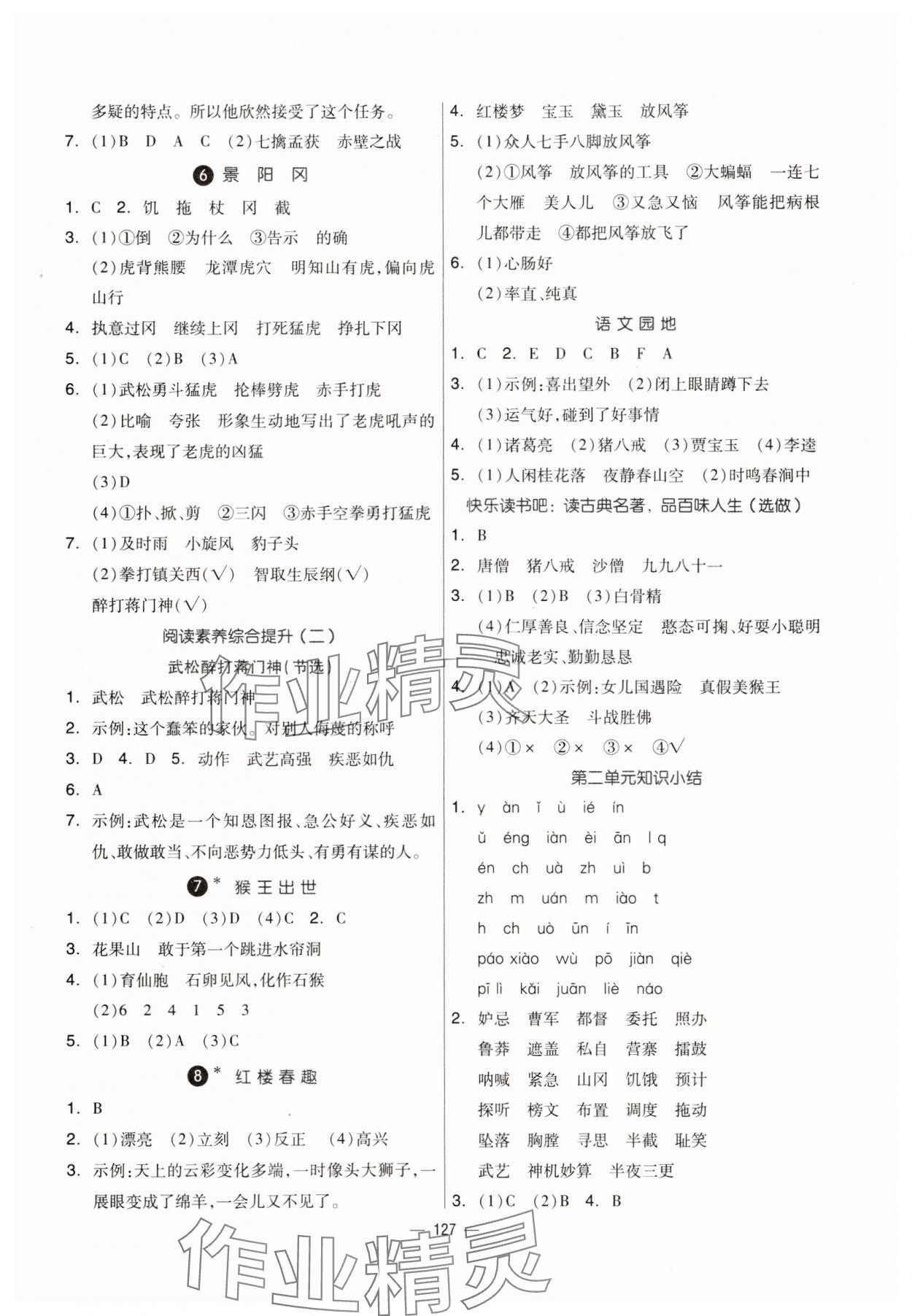 2025年新思維伴你學(xué)五年級語文下冊人教版 第3頁