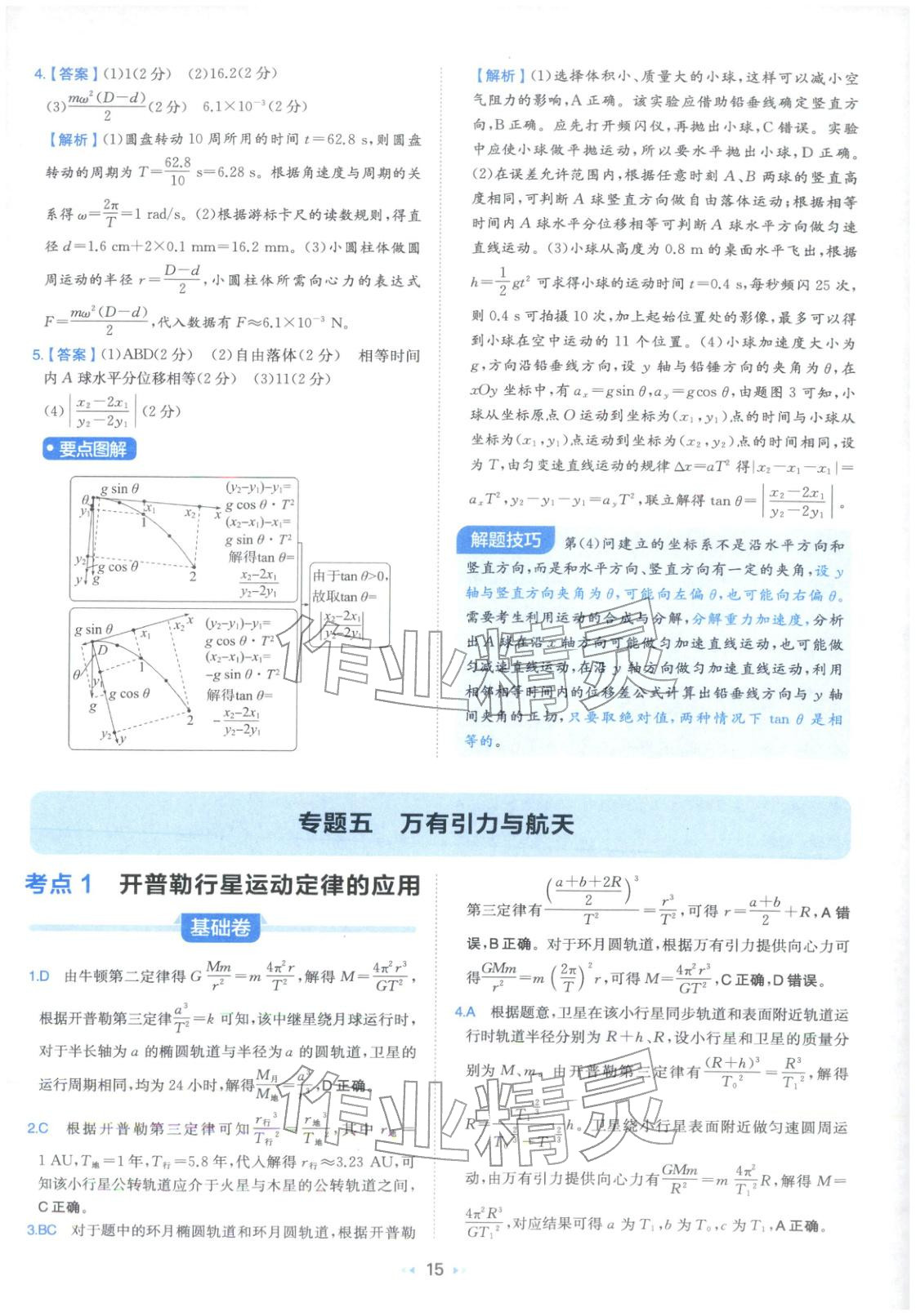 2026年一本真题分类高考物理&nbsp;第15页