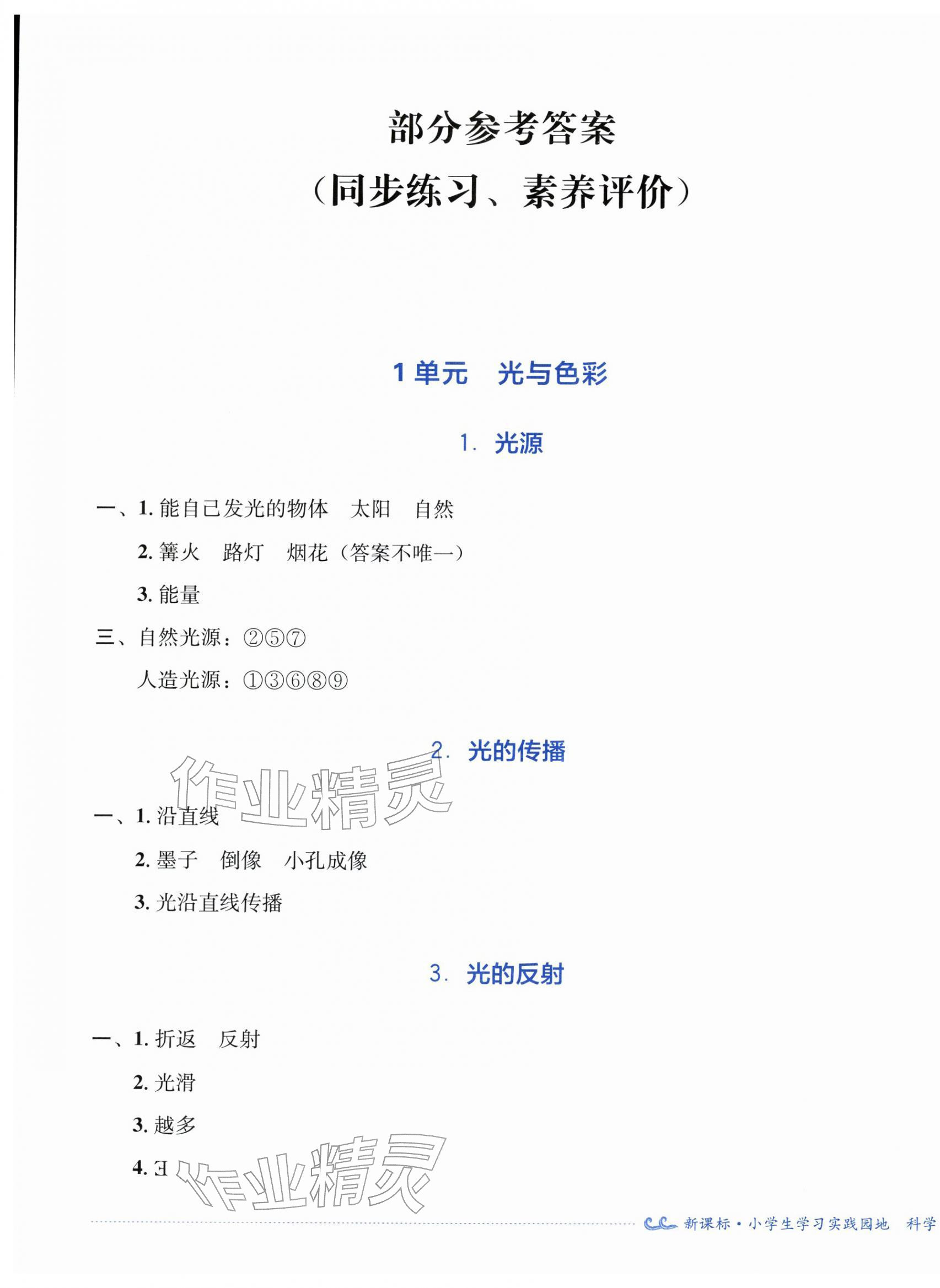 2025年学习实践园地五年级科学上册苏教版 第1页
