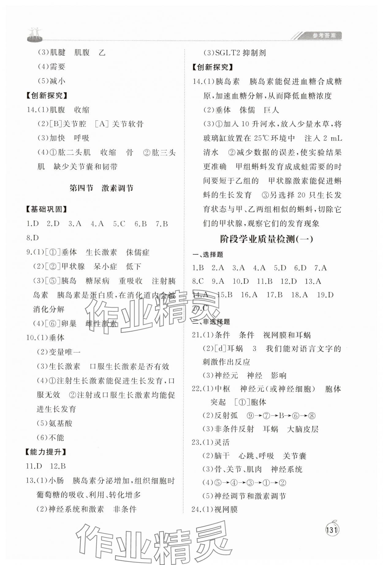 2025年同步練習冊山東友誼出版社八年級生物上冊人教版 第3頁