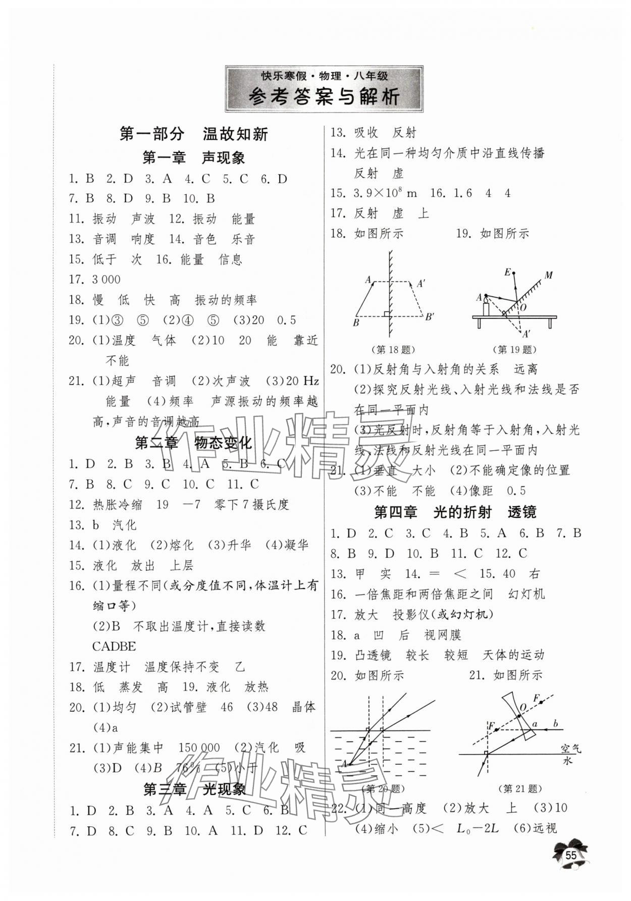 2024年快樂寒假江蘇人民出版社八年級物理 第1頁