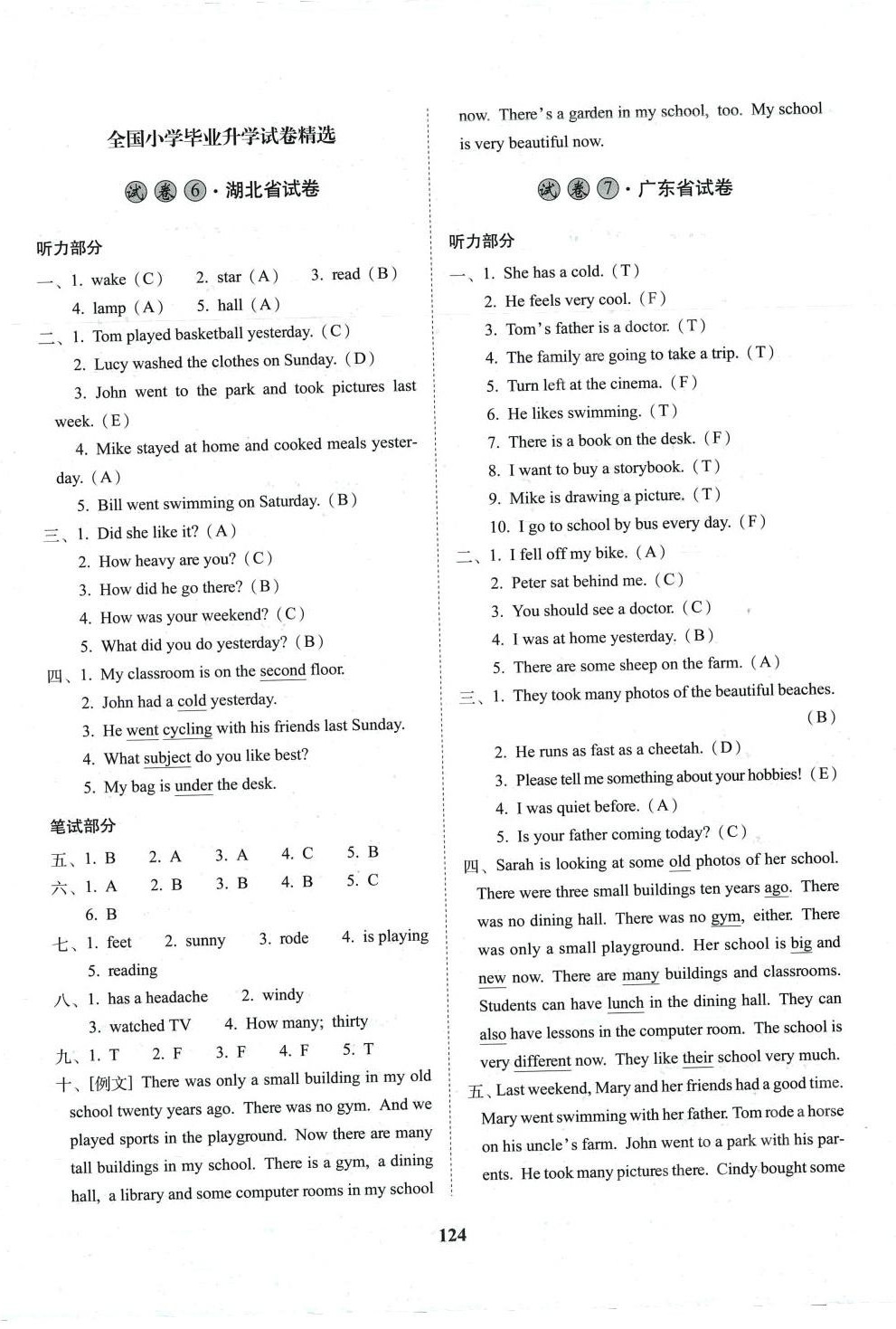 2024年小學畢業(yè)升學準備英語 第4頁