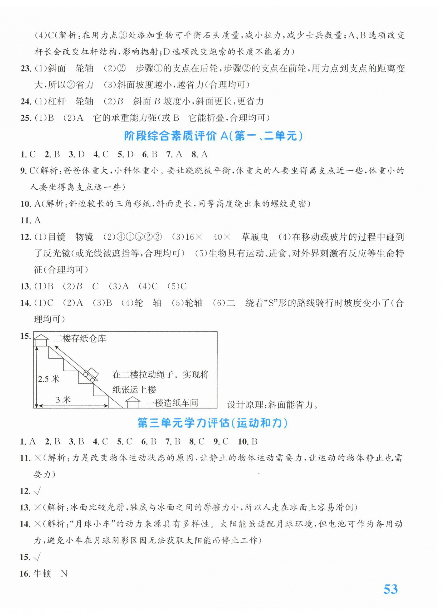 2026年奔跑吧全程领航卷五年级科学上册教科版&nbsp;第2页