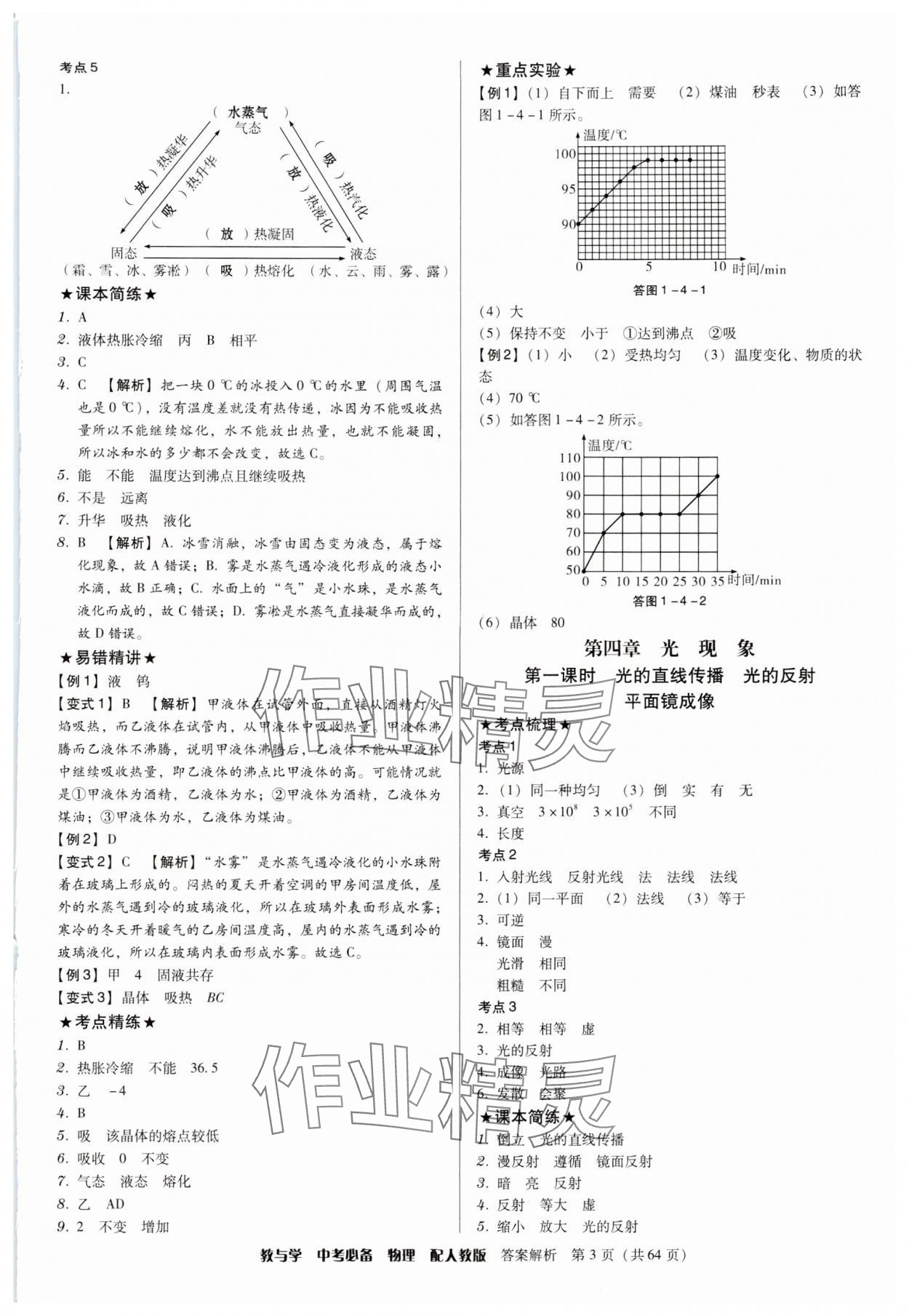 2024年教与学中考必备物理人教版 第3页