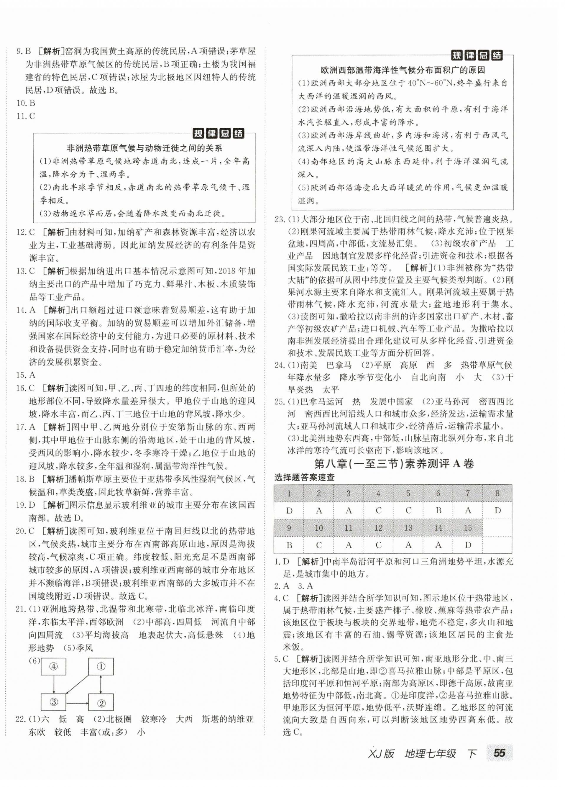 2026年海淀单元测试AB卷七年级地理下册湘教版&nbsp;第2页