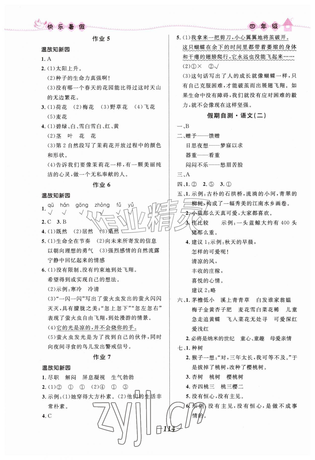 2026年小学生快乐暑假四年级合订本福建专版河北少年儿童出版社&nbsp;第2页