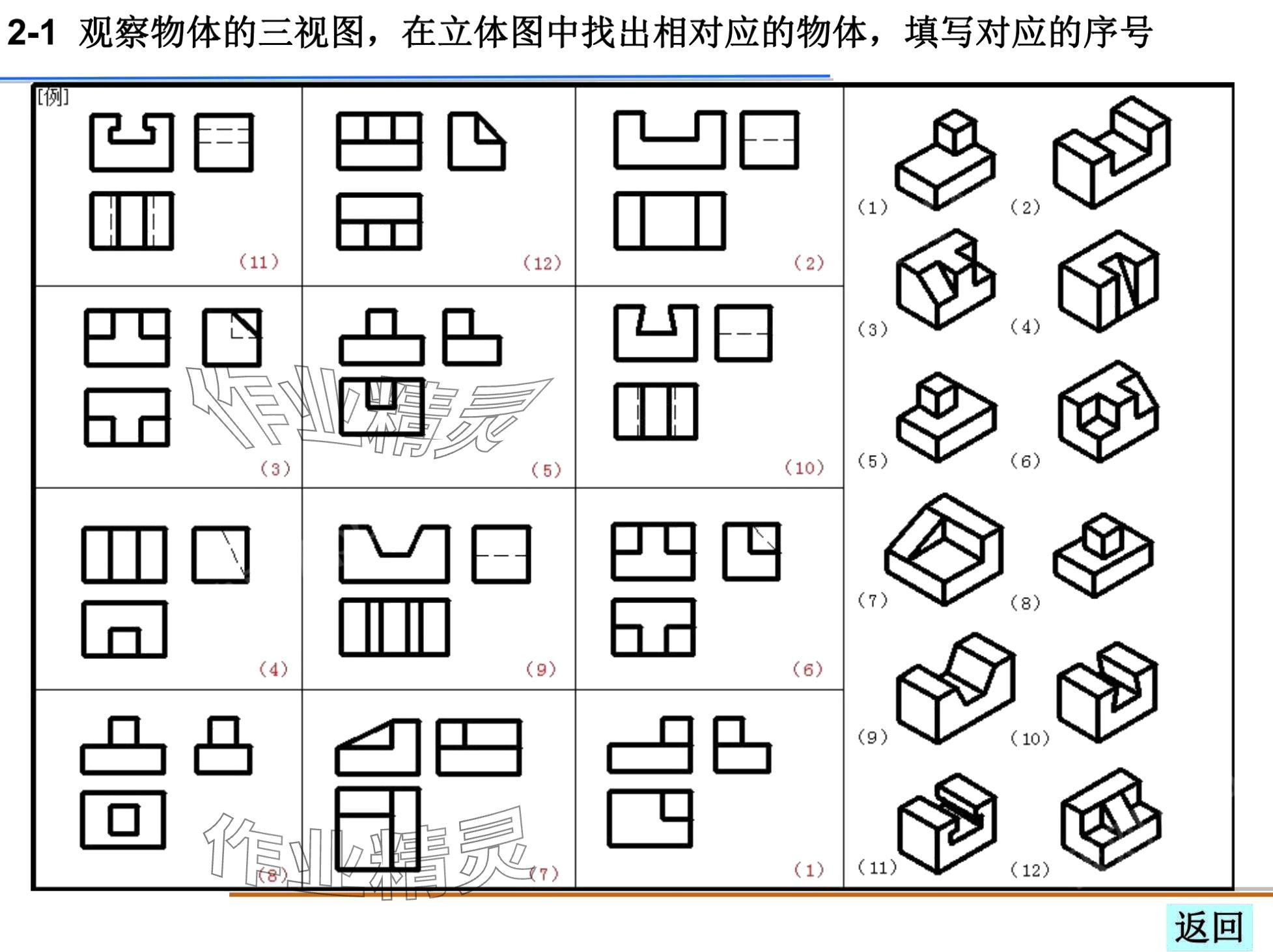 2024年机械制图习题集&nbsp;第21页