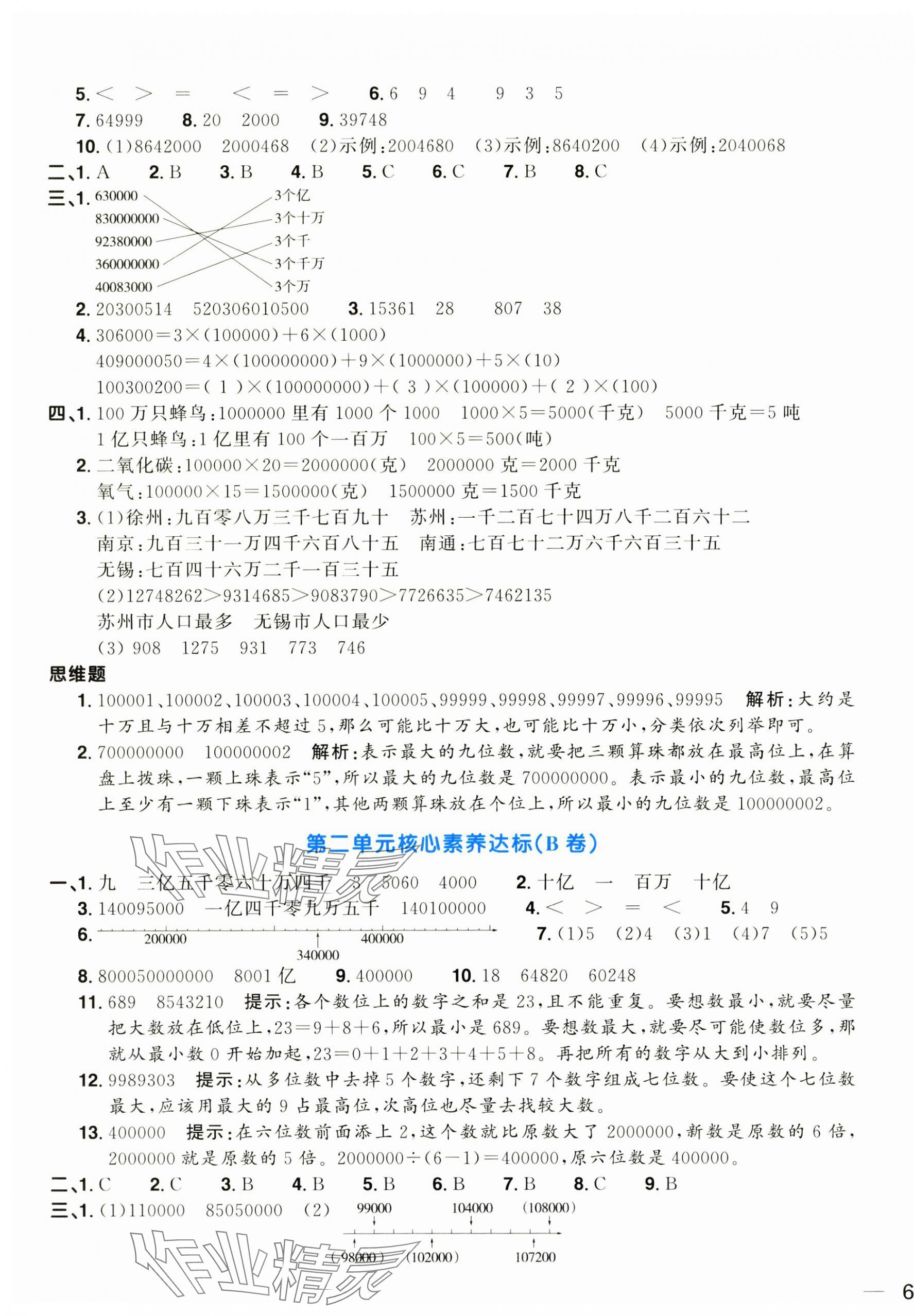 2025年陽光同學一線名師全優(yōu)好卷四年級數(shù)學下冊蘇教版 第3頁