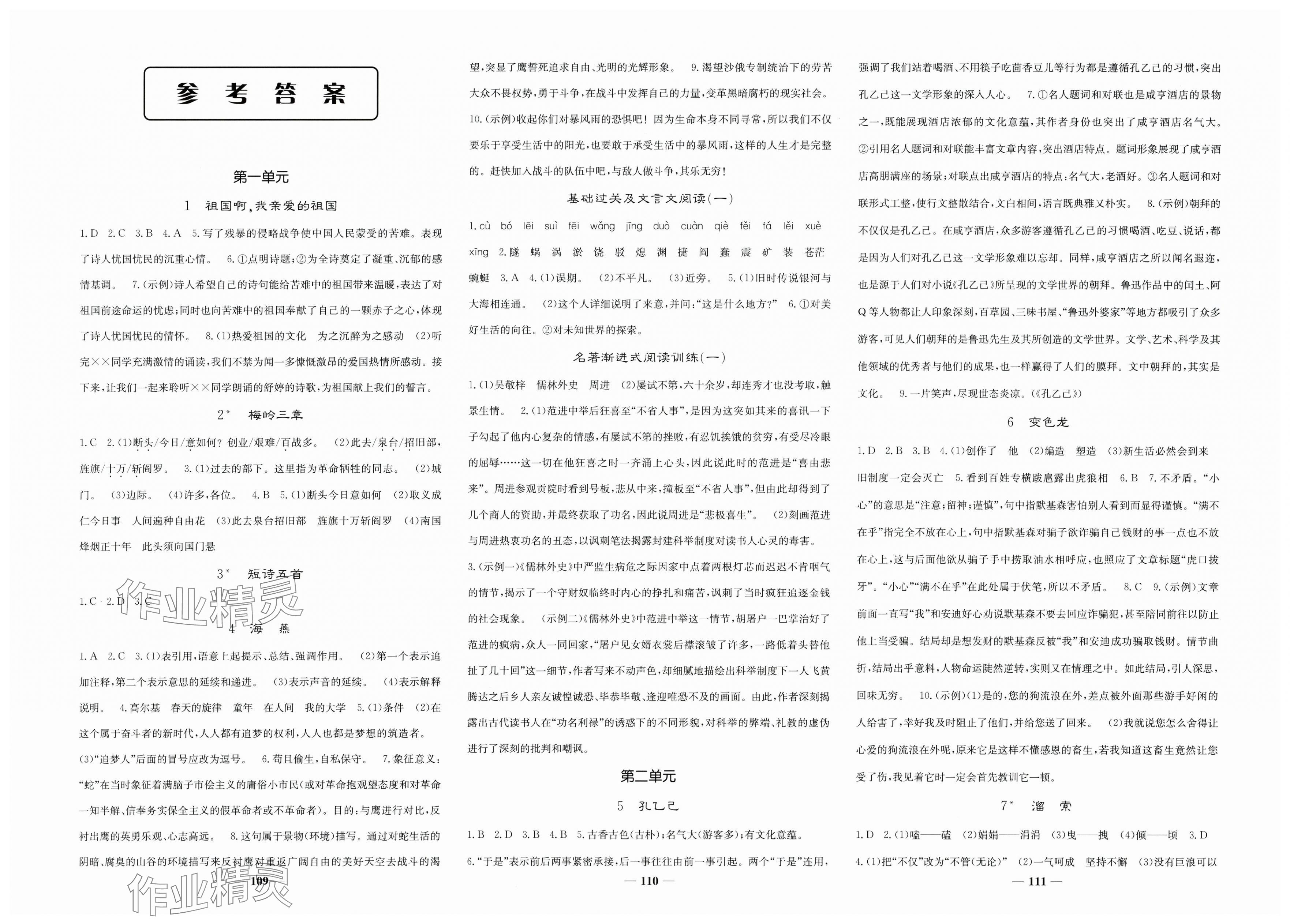 2025年名校課堂內(nèi)外九年級語文下冊人教版 第1頁