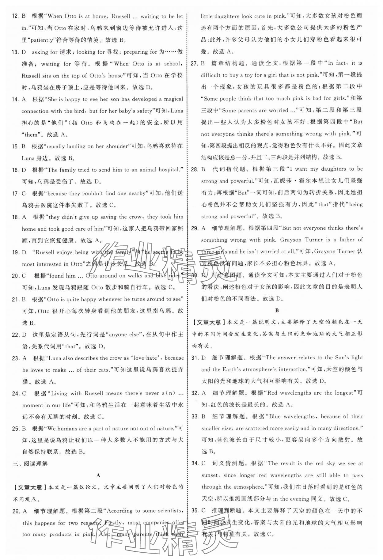 2025年學(xué)霸提優(yōu)大試卷九年級英語全一冊譯林版 第3頁