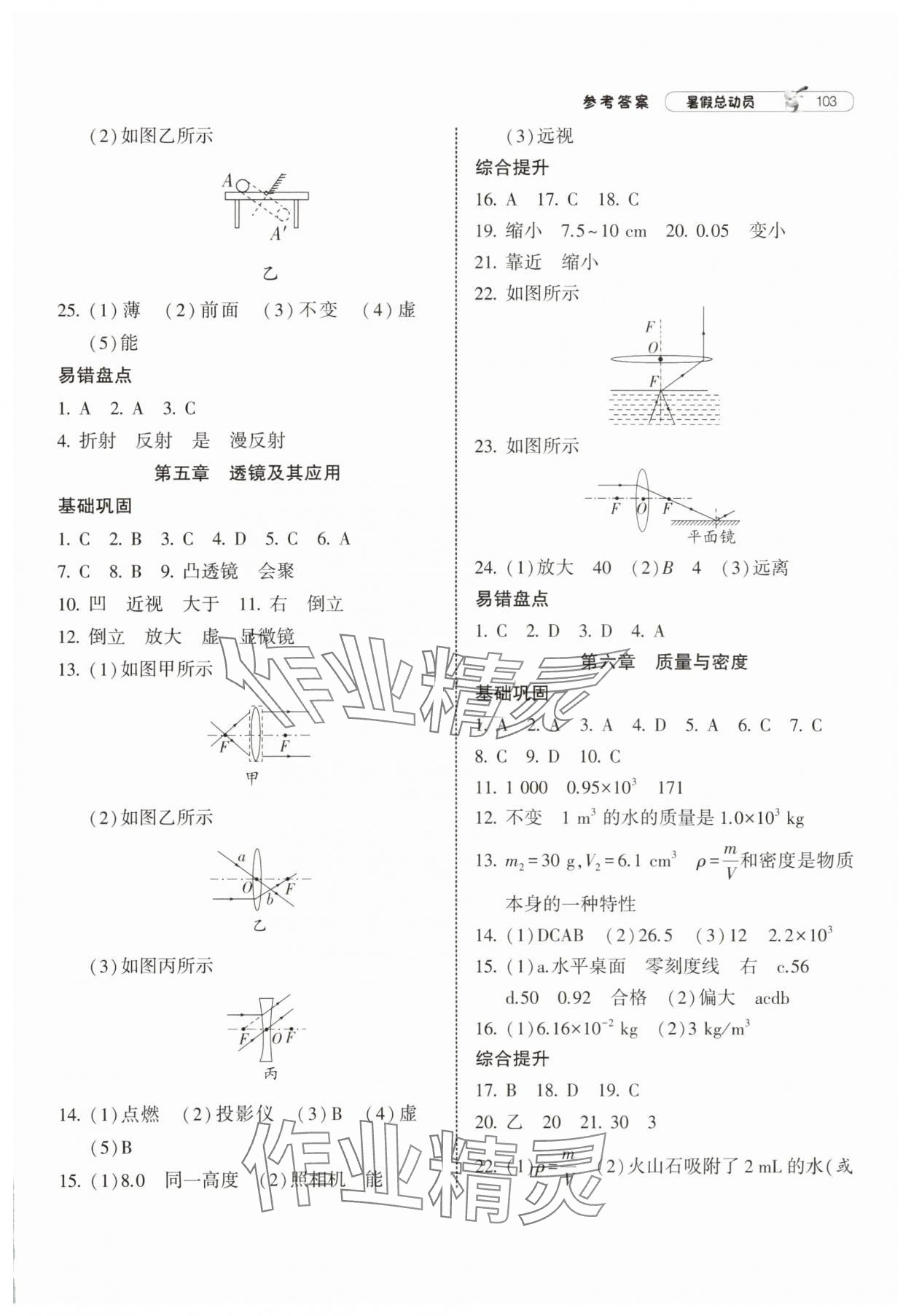 2025年暑假總動員寧夏人民教育出版社八年級物理人教版 第3頁