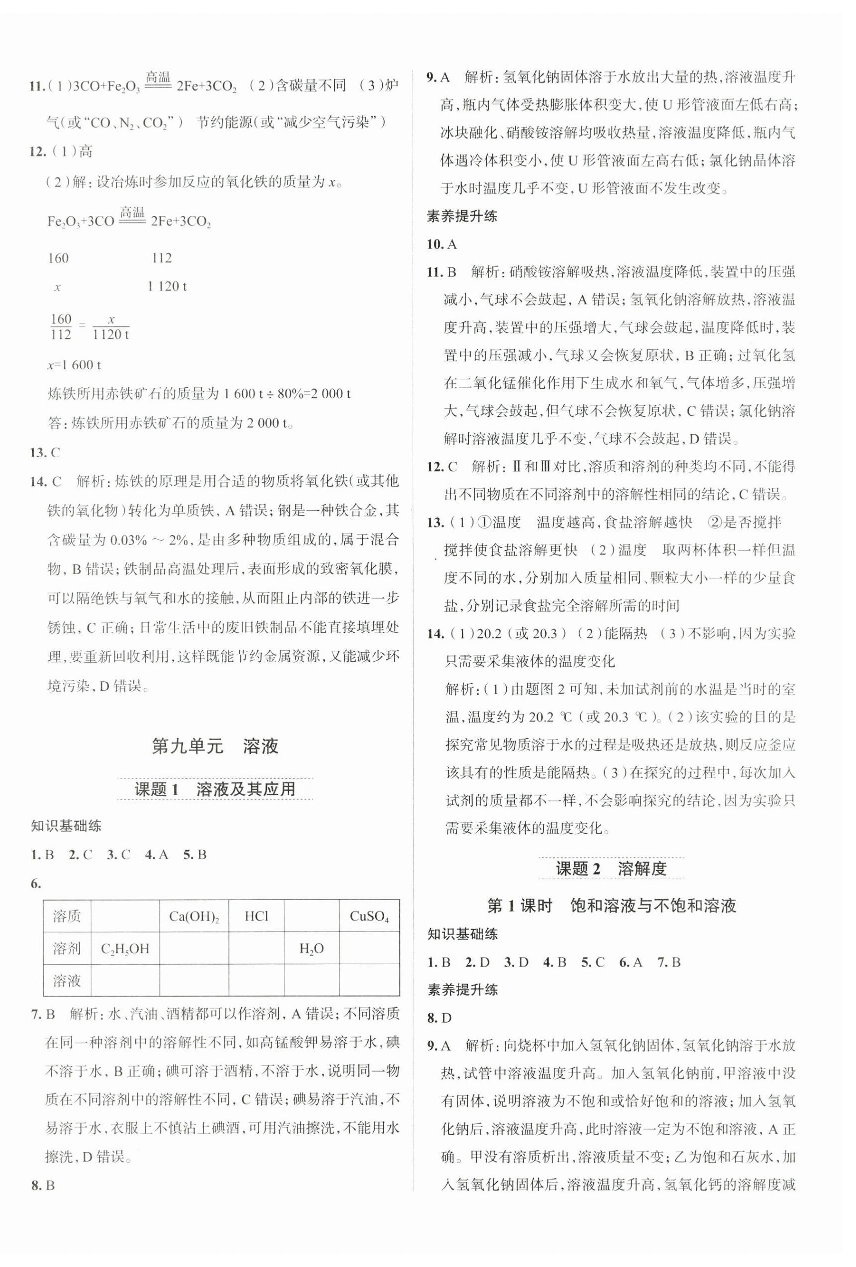 2025年名校課堂貴州人民出版社九年級化學(xué)下冊人教版 第8頁