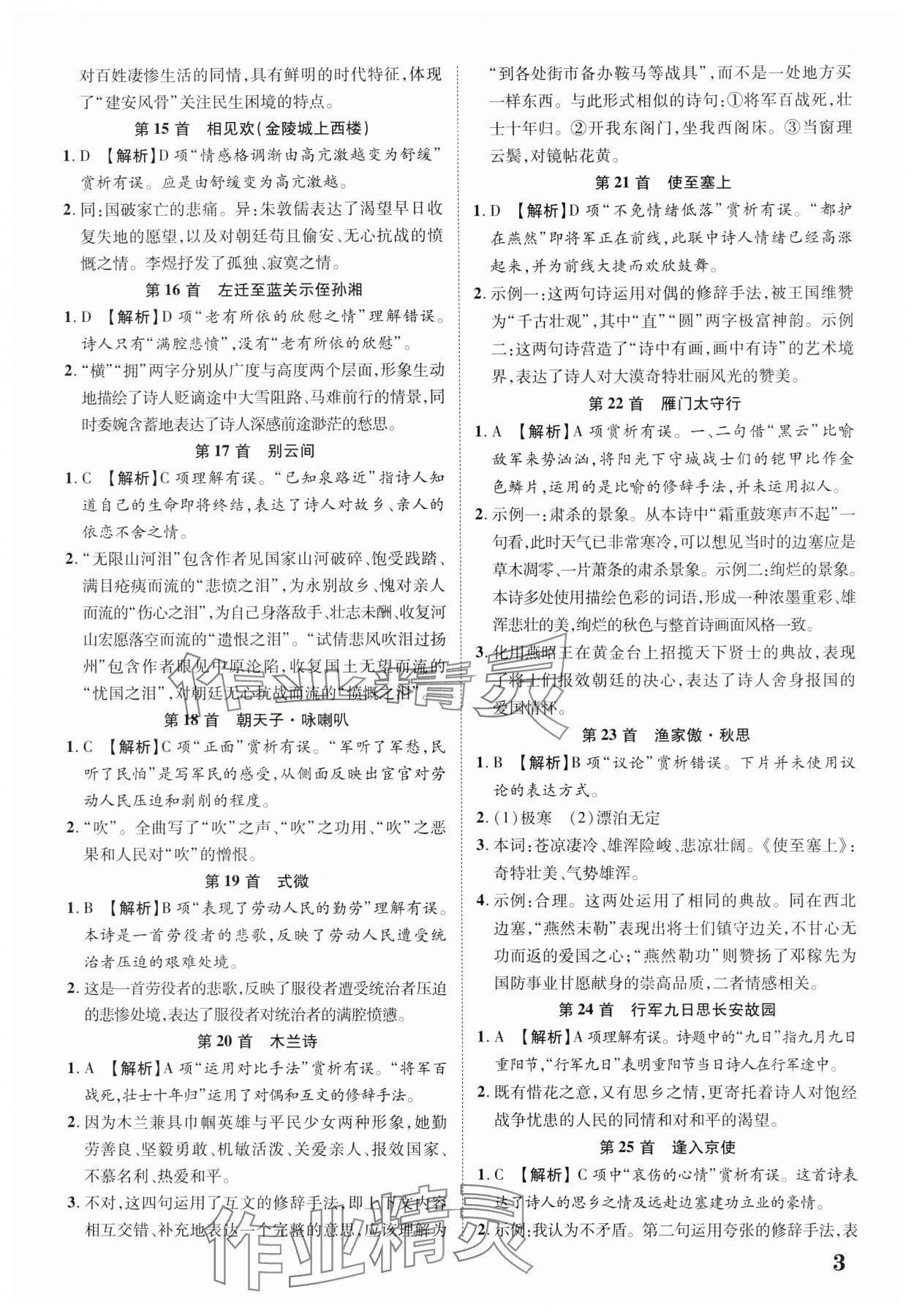 2025年中考新突破語文云南專版&nbsp;第3頁