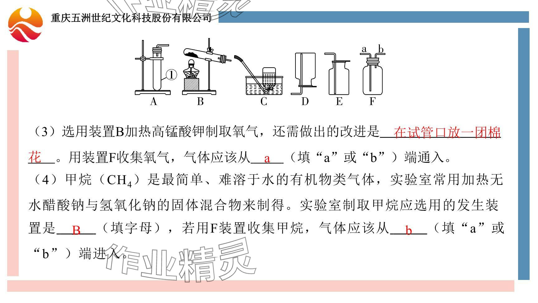 2024年重慶市中考試題分析與復(fù)習(xí)指導(dǎo)化學(xué) 參考答案第113頁(yè)