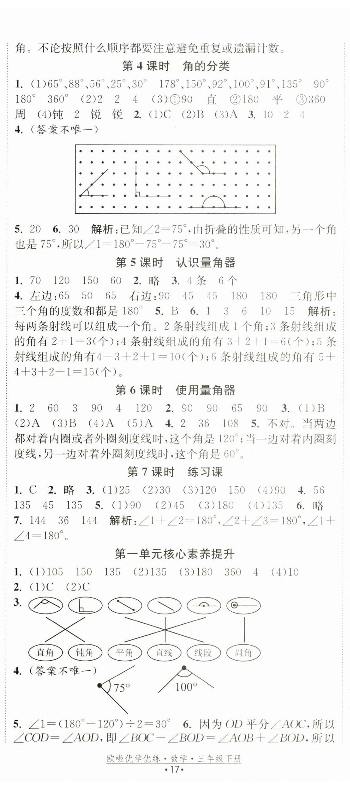 2026年欧啦优学优练三年级数学下册苏教版&nbsp;第2页