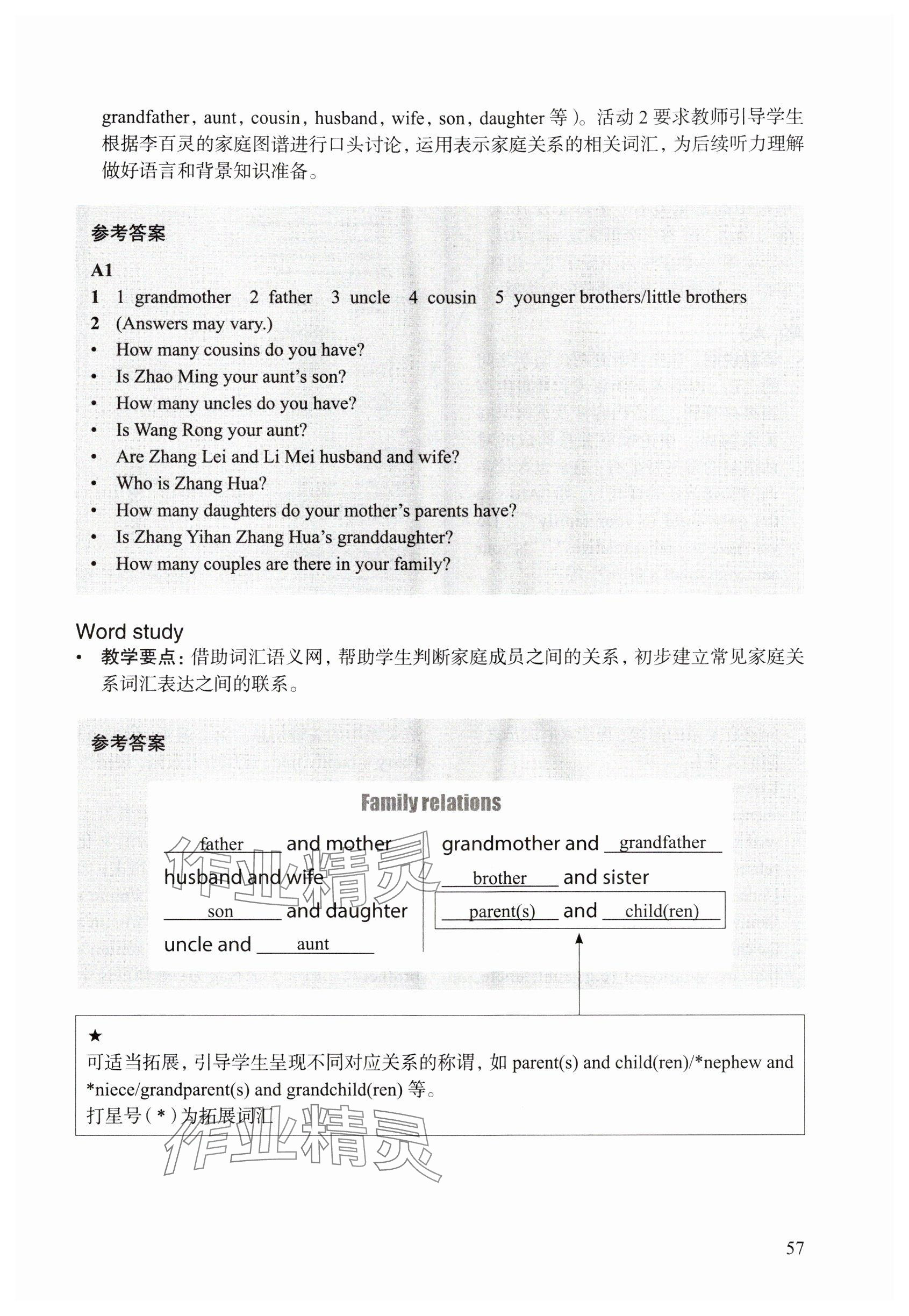 2024年教材課本六年級(jí)英語(yǔ)上冊(cè)滬教版54制 參考答案第53頁(yè)