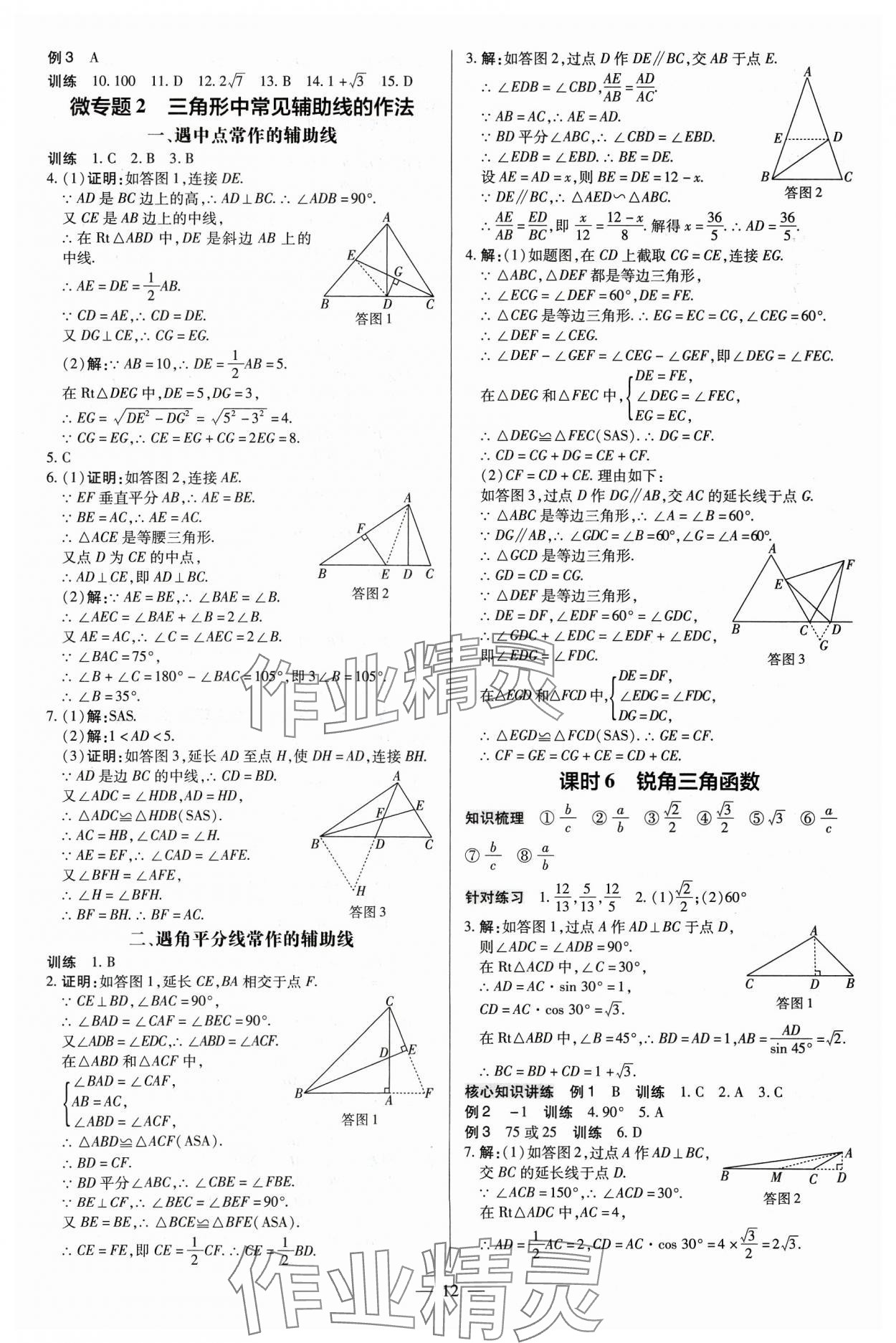 2024年领跑中考数学四川专版 第12页