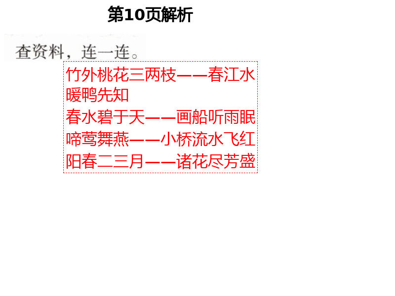 2021年自主学习指导课程四年级语文下册人教版 第10页