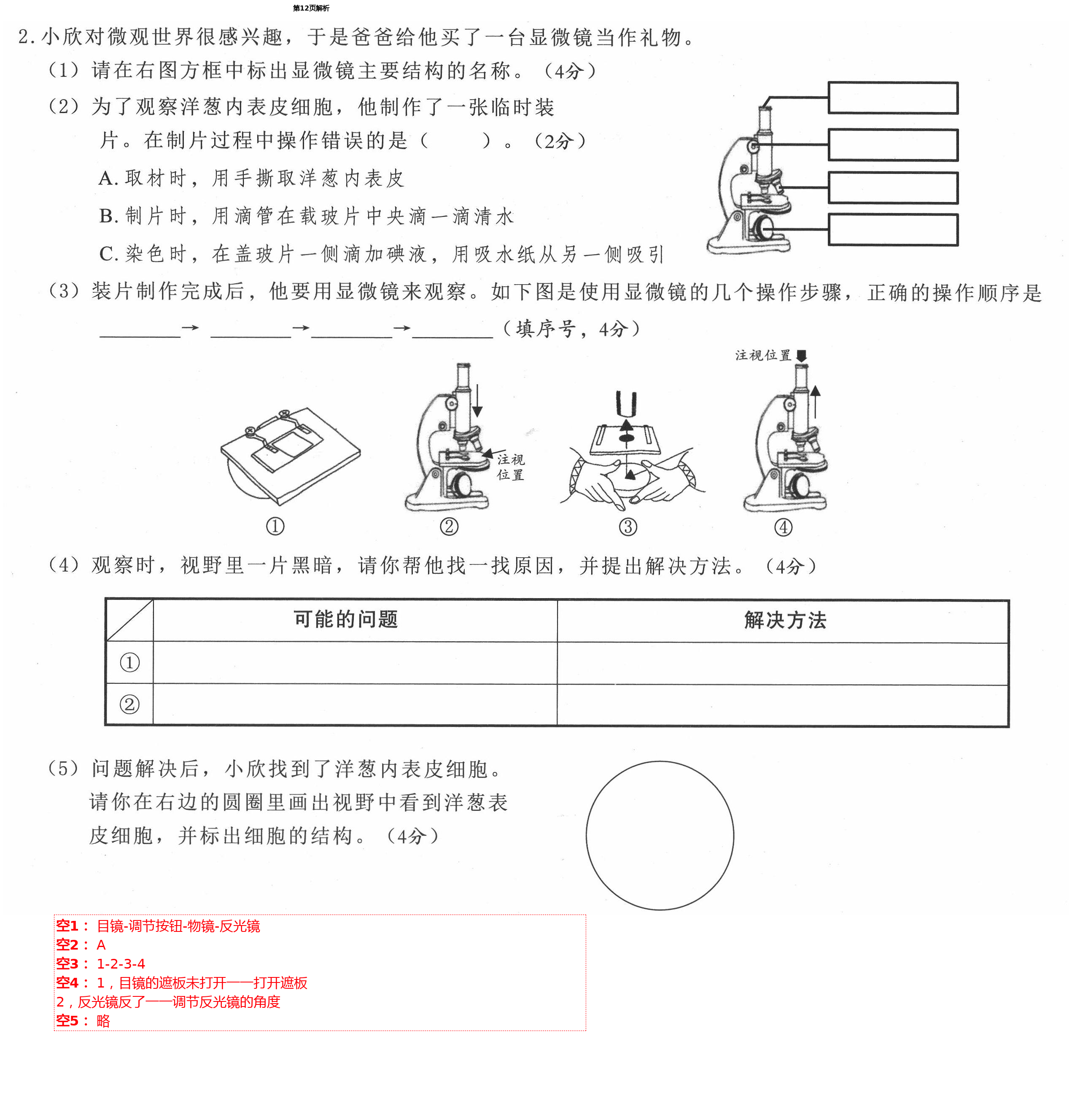 2021年學而晉六年級科學下冊教科版 第12頁