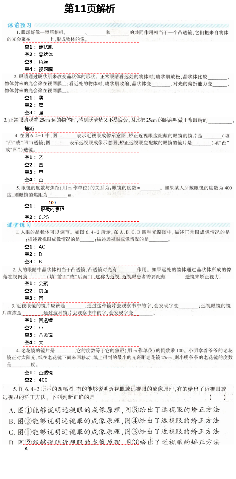 2021年基礎(chǔ)訓練八年級物理下冊北師大版大象出版社 第11頁